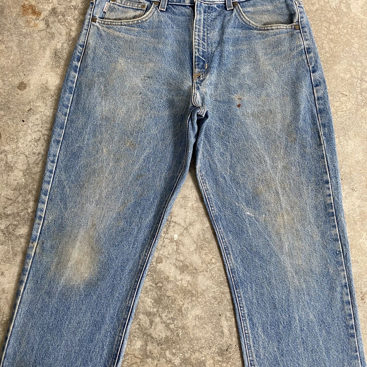 Carhartt Vintage Carhartt Traditional Fit Faded Dirty Jeans Size US 35 - 7 Thumbnail