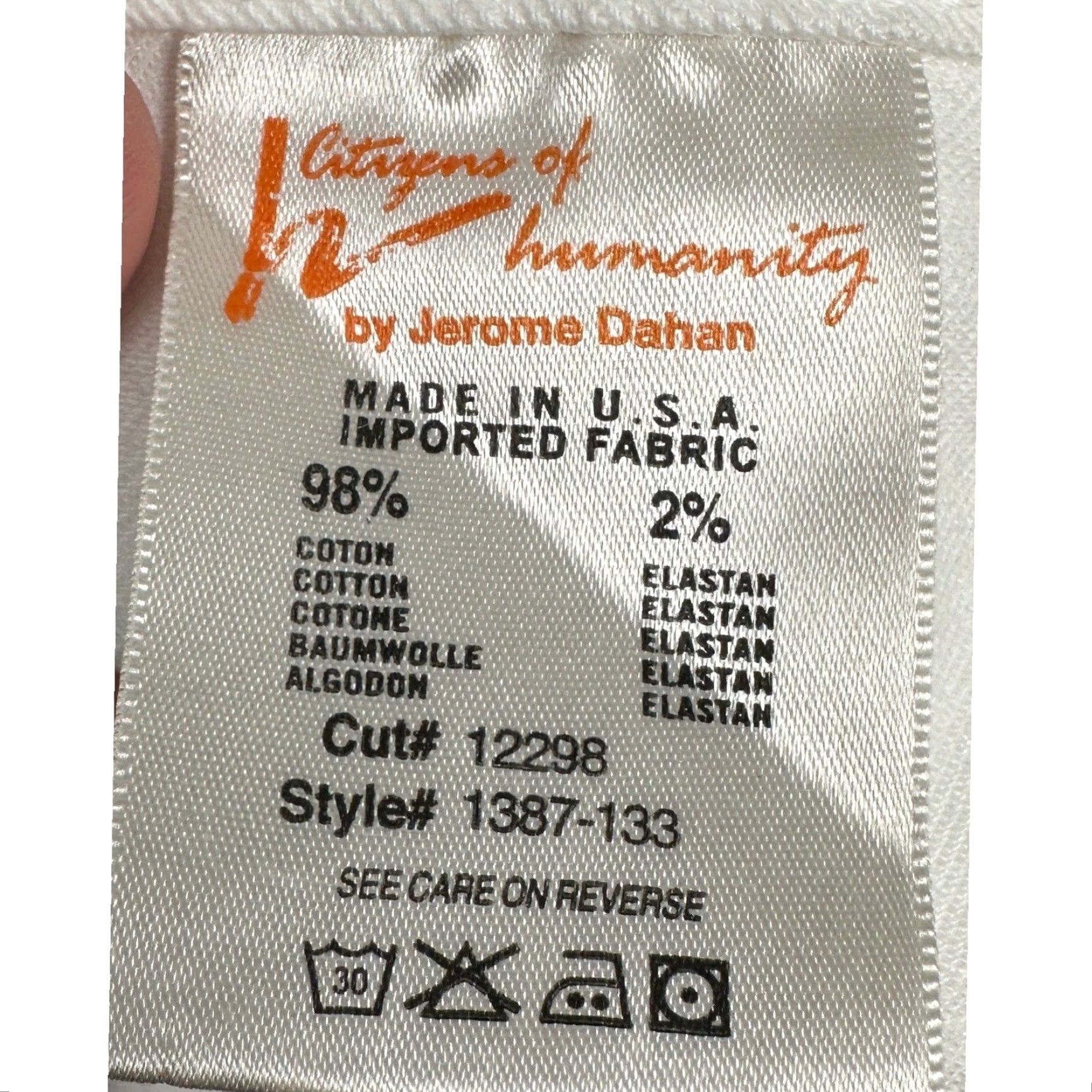 Citizens Of Humanity Citizens of Humanity Angie Super Flare Jeans White 32 Women Wide-Leg Bell Bottom 5-Pocket Denim USA Vintage? No Size 24" / US 00 / IT 34 - 5 Thumbnail