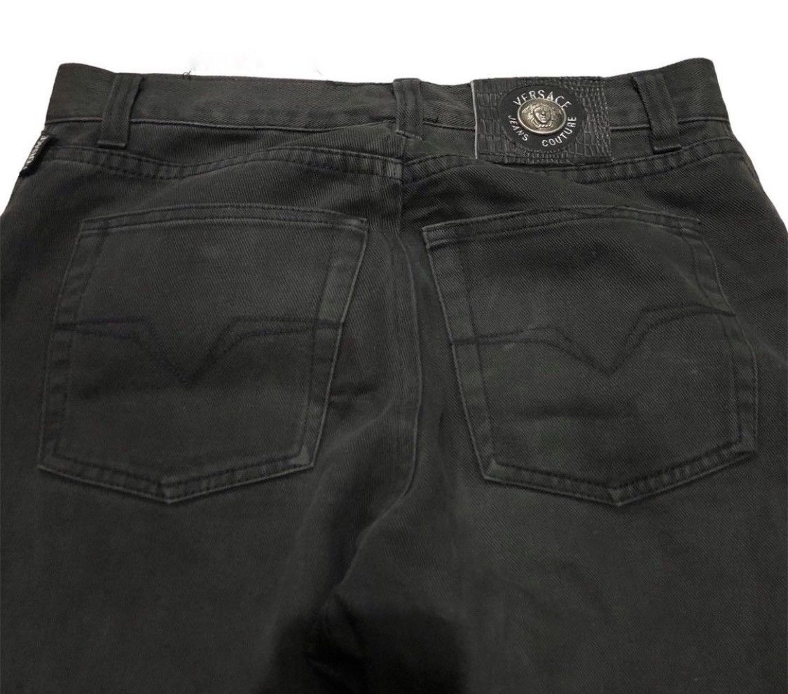 Versace × Versace Jeans Couture Vintage Versace Jeans Couture Black baggy jeans Size US 30 / EU 46 - 3 Thumbnail