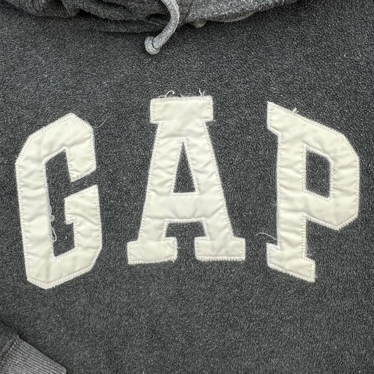 Gap × Vintage Vintage 90s GAP Athletic fleece hoodie Y2K Size US S / EU 44-46 / 1 - 5 Thumbnail