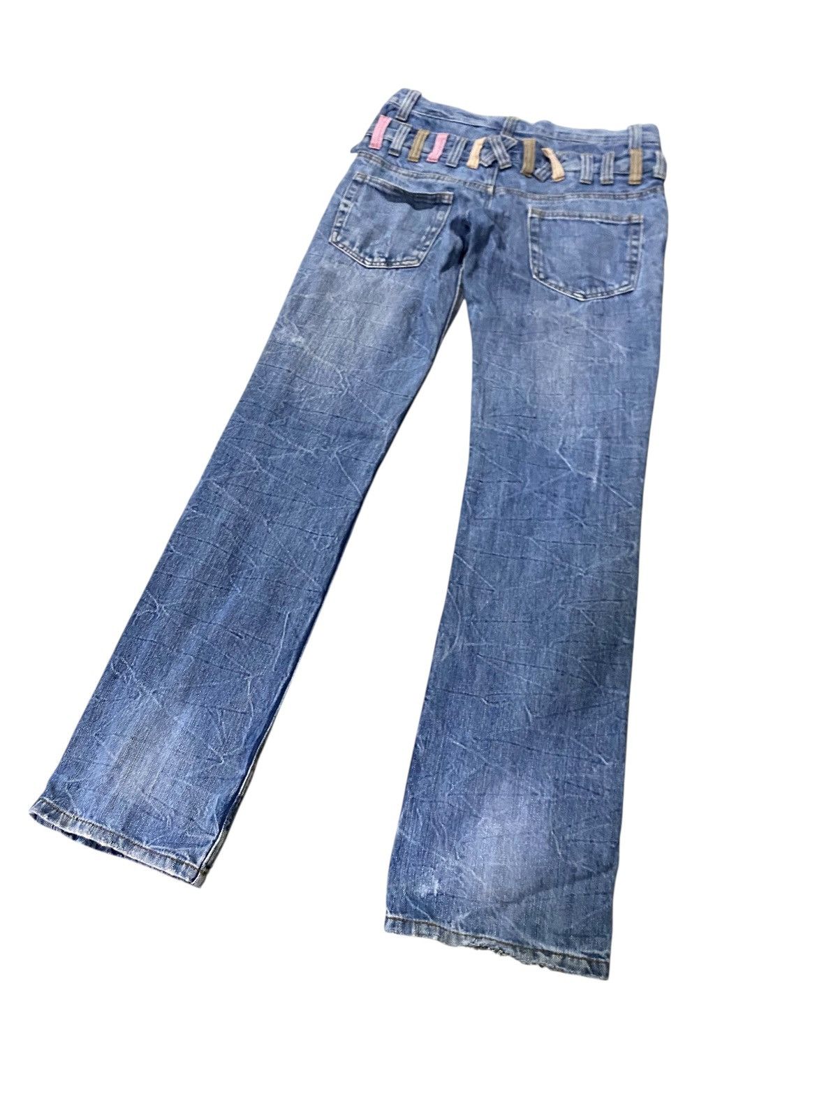Japanese Brand Japanase brand double waist denim regular straight cut Size US 31 - 3 Thumbnail