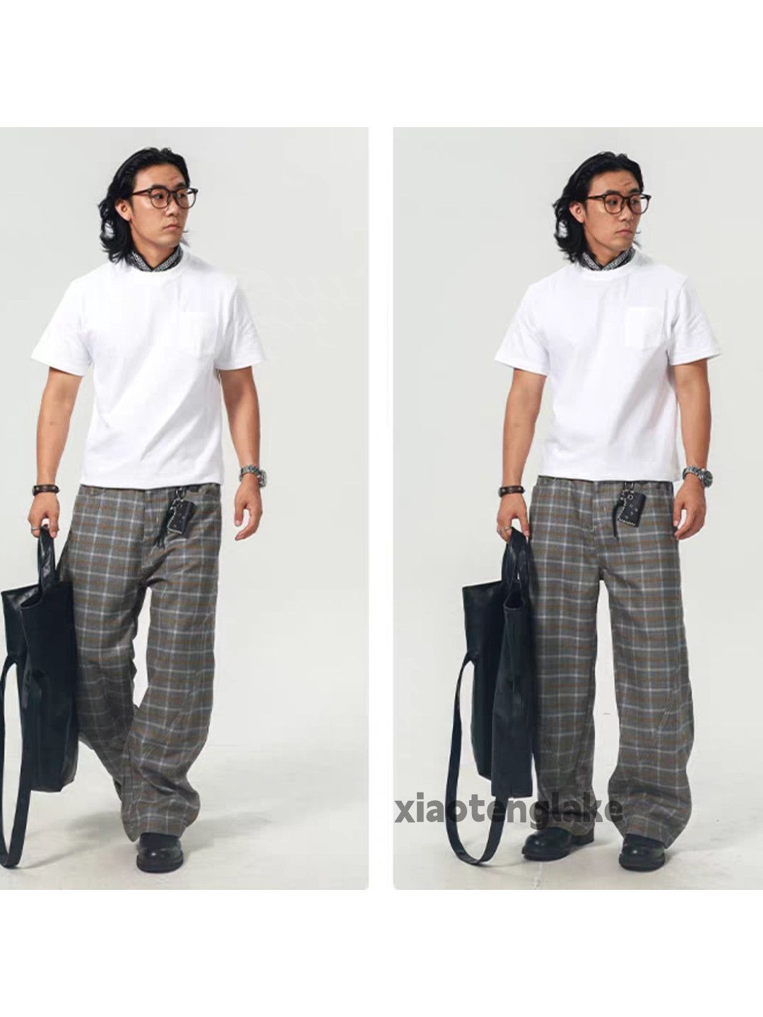 Vintage Unisex outdoor utility retro y2k loose hiphop plaid pants Size US 34 / EU 50 - 5 Thumbnail