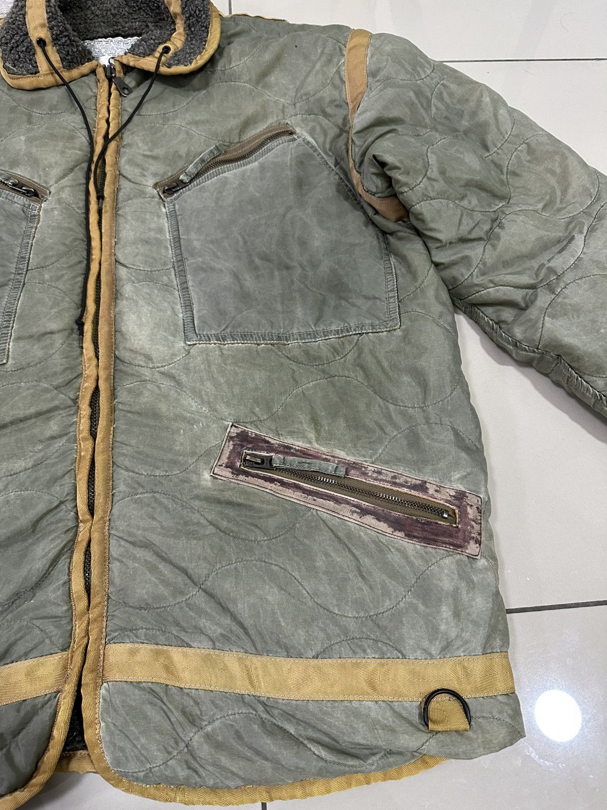 Avirex Vintage Avirex Quilted Jacket Sherpa Inside Nice Design Size US M / EU 48-50 / 2 - 6 Thumbnail
