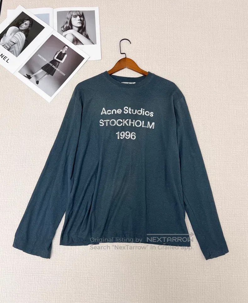 Acne Studios Acne Studios 1996 Series Letter Long Sleeve Size M / US 6-8 / IT 42-44 - 1 Thumbnail