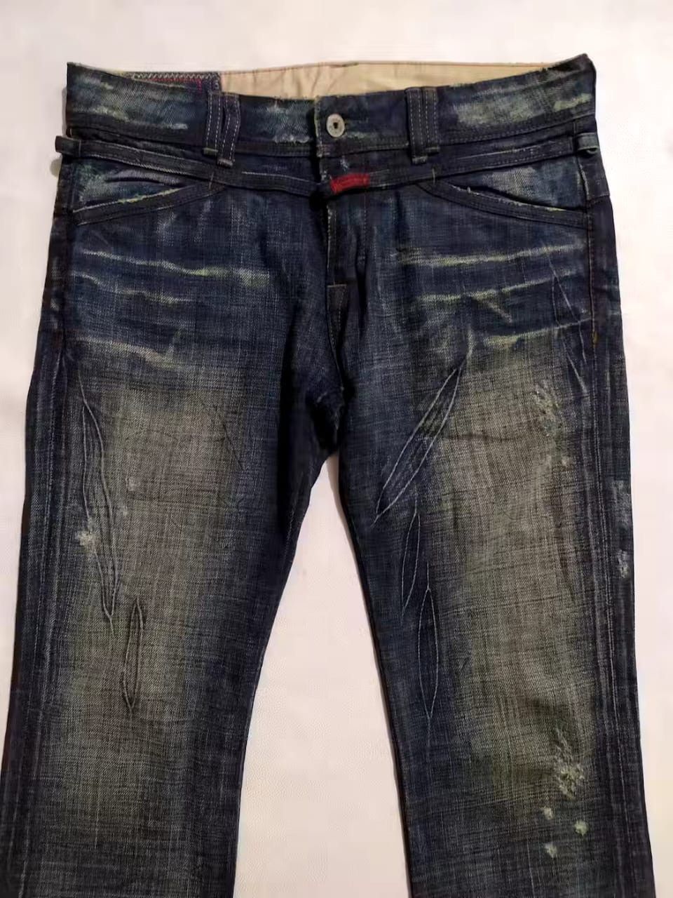 Marithe + Francois Girbaud Marithe Francois Girbaud Le Jean Denim Low rise jeans Size US 31 - 7 Thumbnail