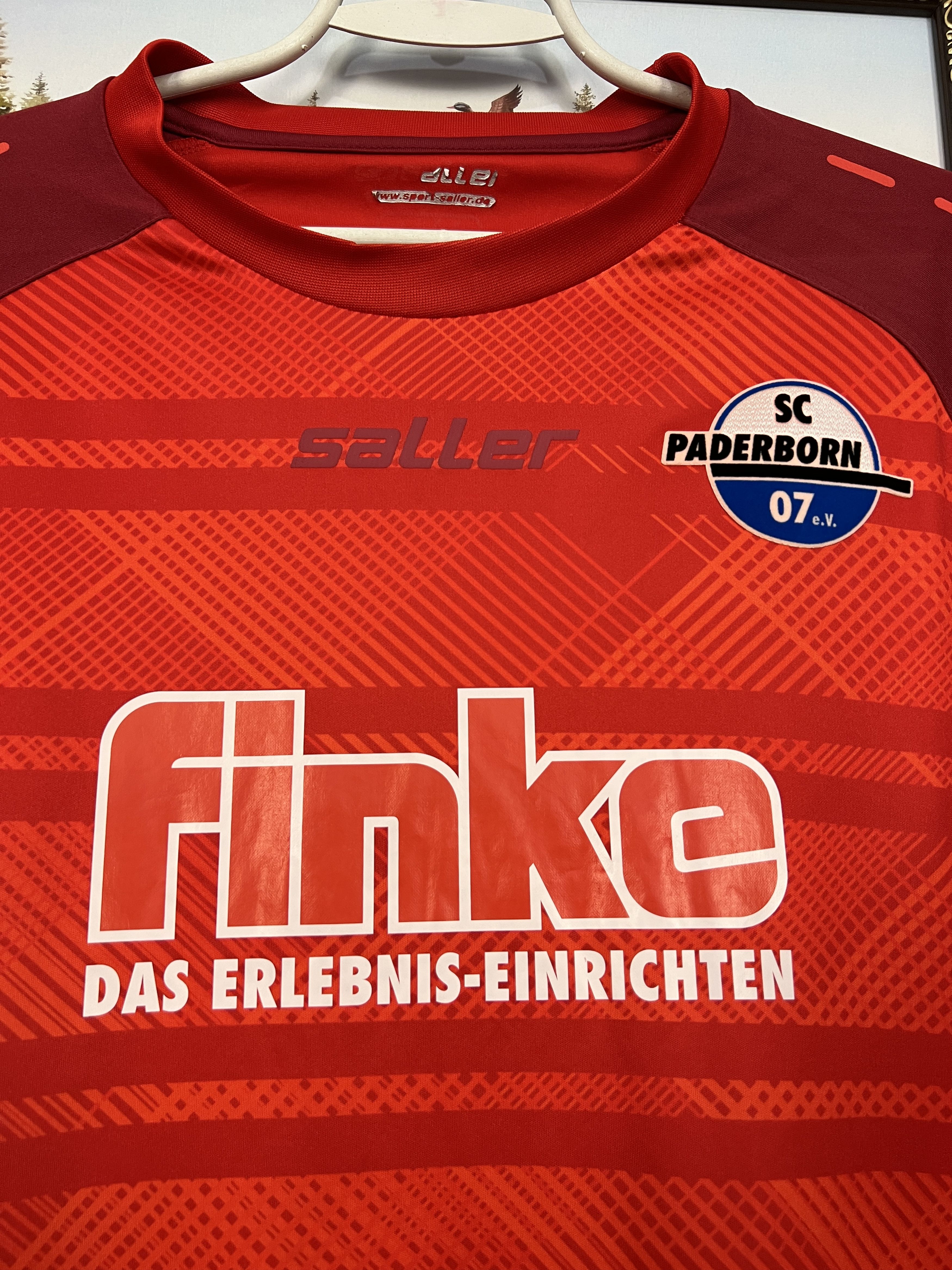 Puma Paderborn Away football Shirt Long Sleeve #20 Player Issue Size US L / EU 52-54 / 3 - 3 Thumbnail
