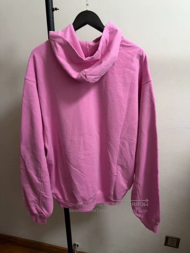 Balenciaga Balenciaga Pink Peaceful Print Hooded Sweatshirt Size US XXS / EU 40 - 2 Thumbnail