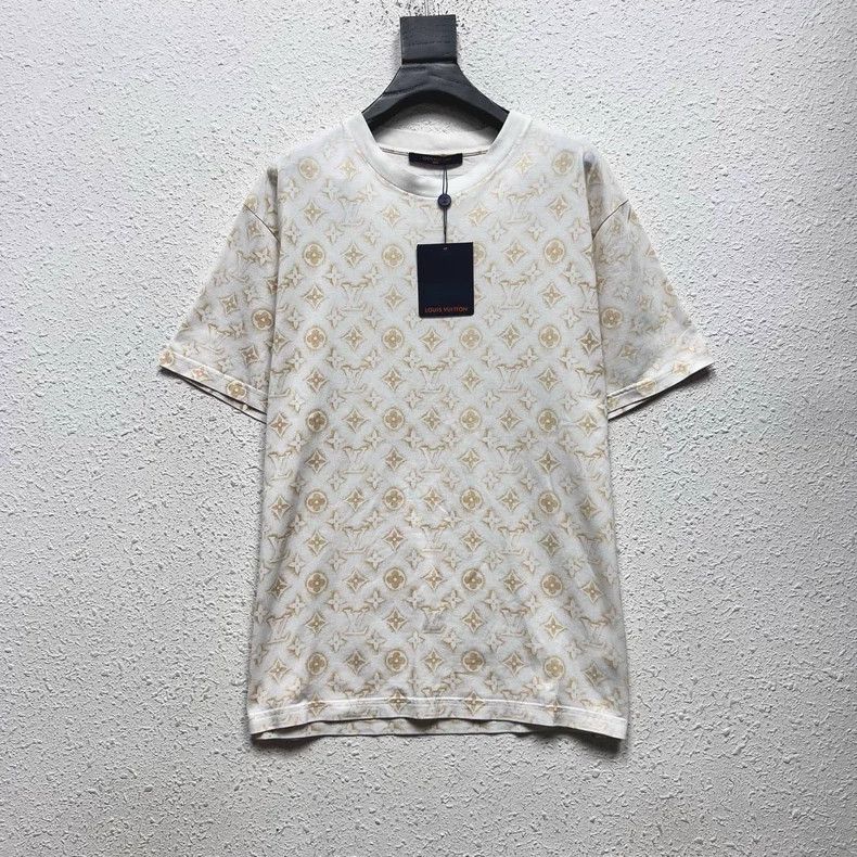 Louis Vuitton Louis Vuitton Monogram Print Short Sleeve Tee-yf Size US L / EU 52-54 / 3 - 1 Thumbnail