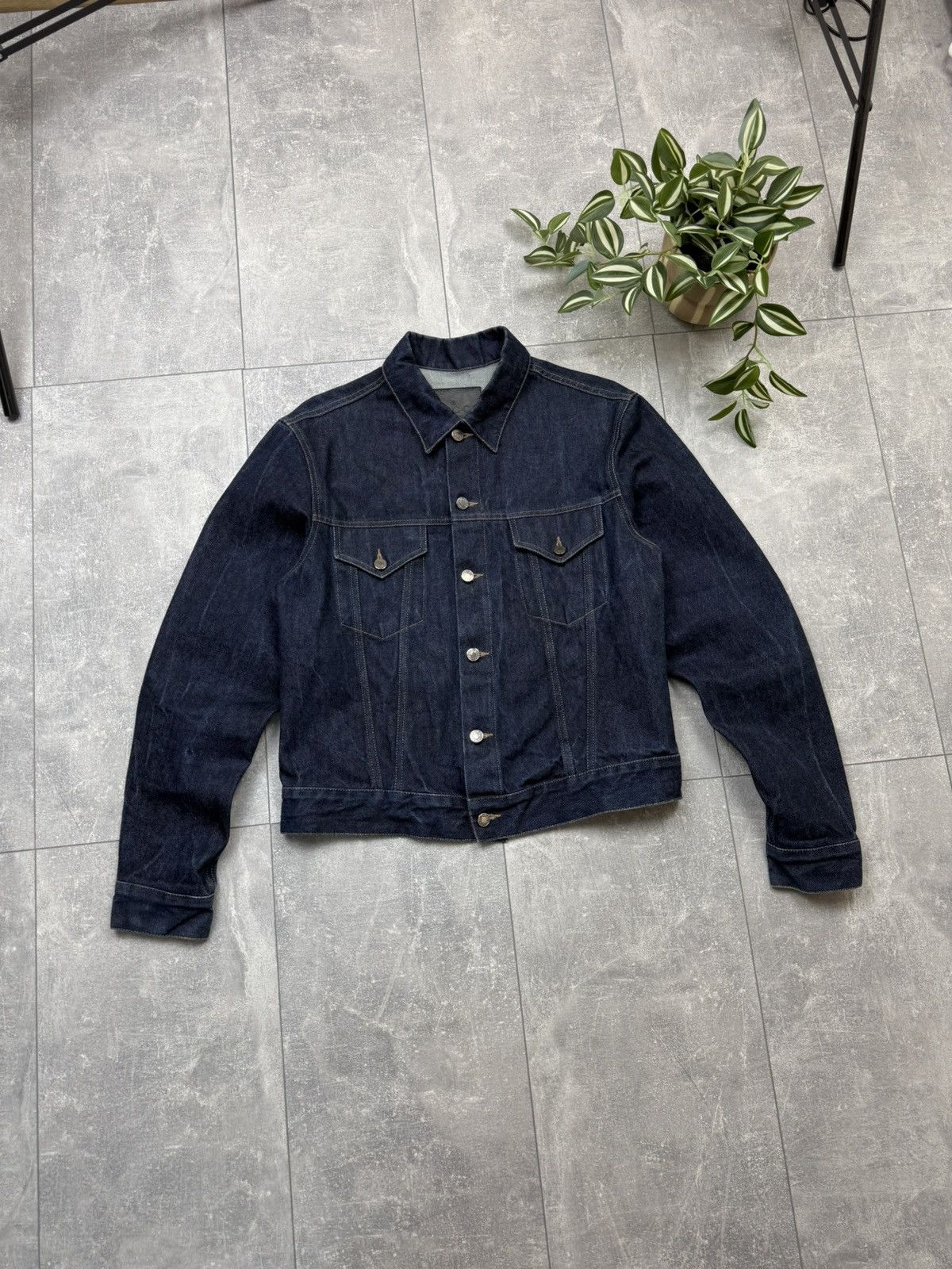 Gucci Gucci Tom Ford 00s Men’s Black Denim Jacket Black Label Size US M / EU 48-50 / 2 - 2 Thumbnail