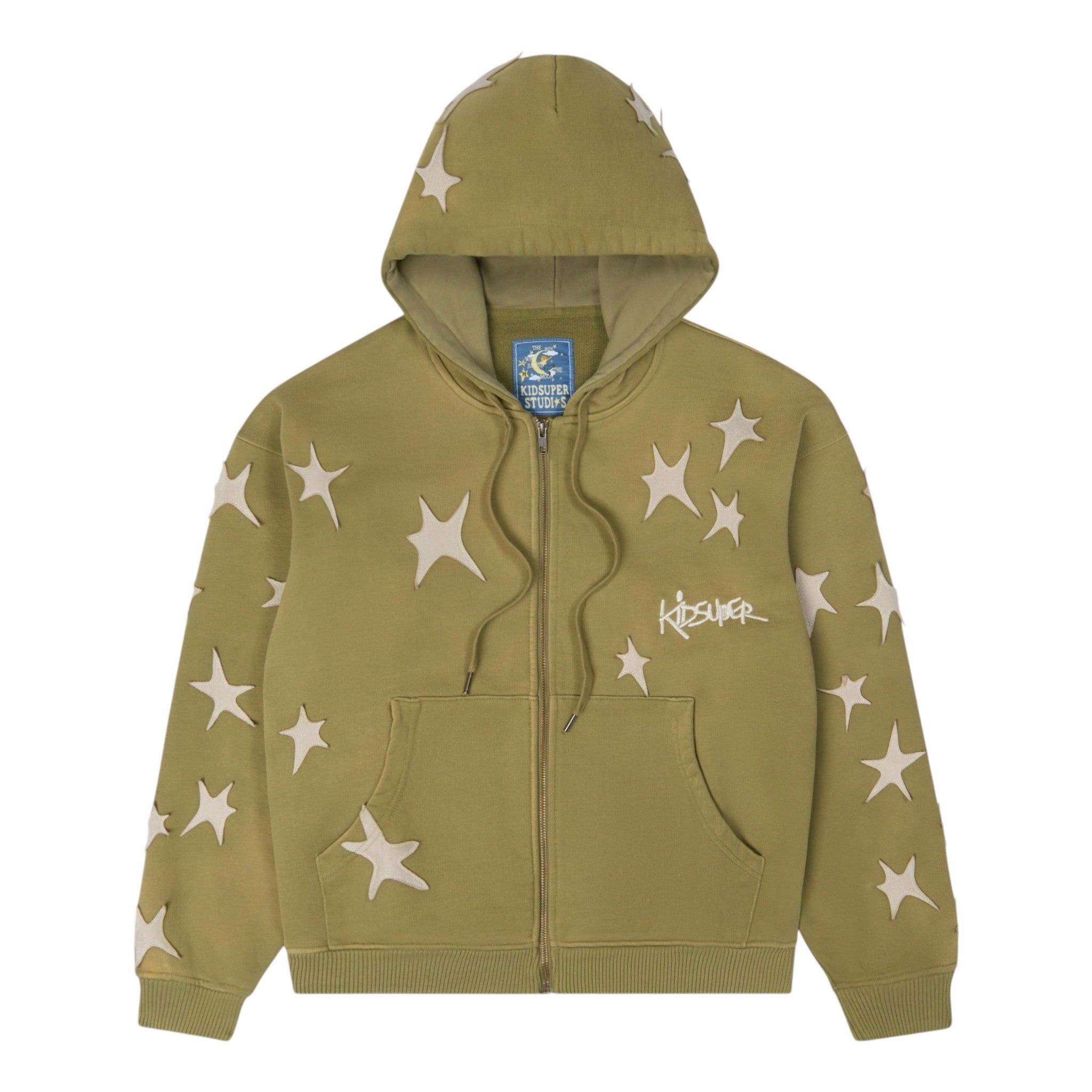 KidSuper KidSuper Studios Stars Patchwork Washed Hoodie Size US L / EU 52-54 / 3 - 1 Thumbnail