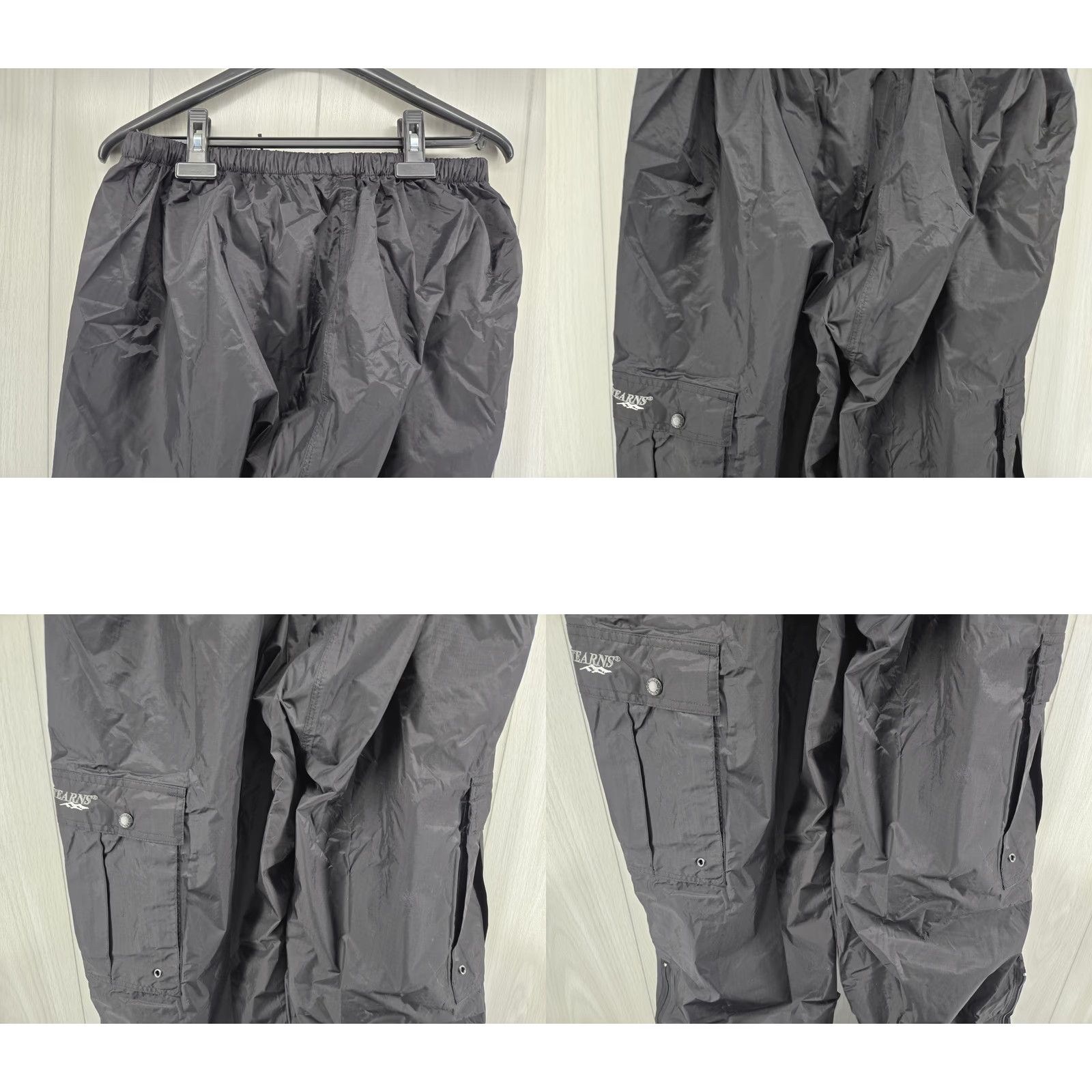 Vintage VINTAGE? STEARNS Dry Wear Ripstop Waterproof Lined Nylon Rain Outdoor Hiking Pants XL Size US 36 / EU 52 - 8 Thumbnail