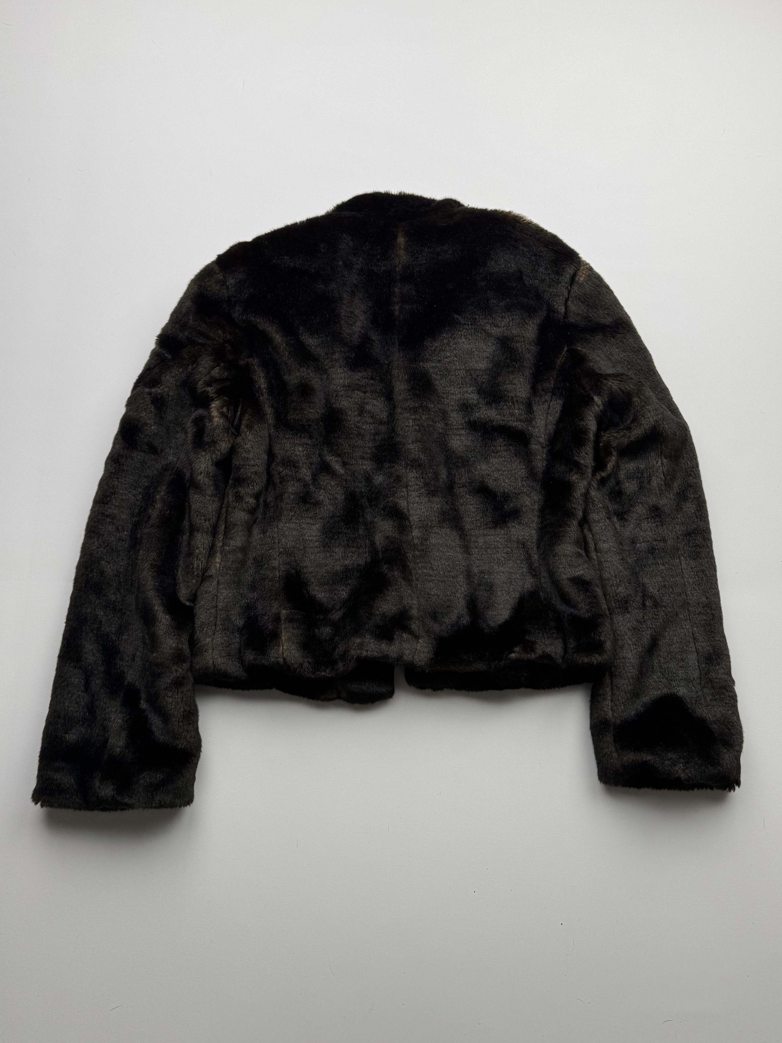 Vintage Vintage Faux Fur Cropped Coat B140(V400)E2 Size L / US 10 / IT 46 - 7 Thumbnail