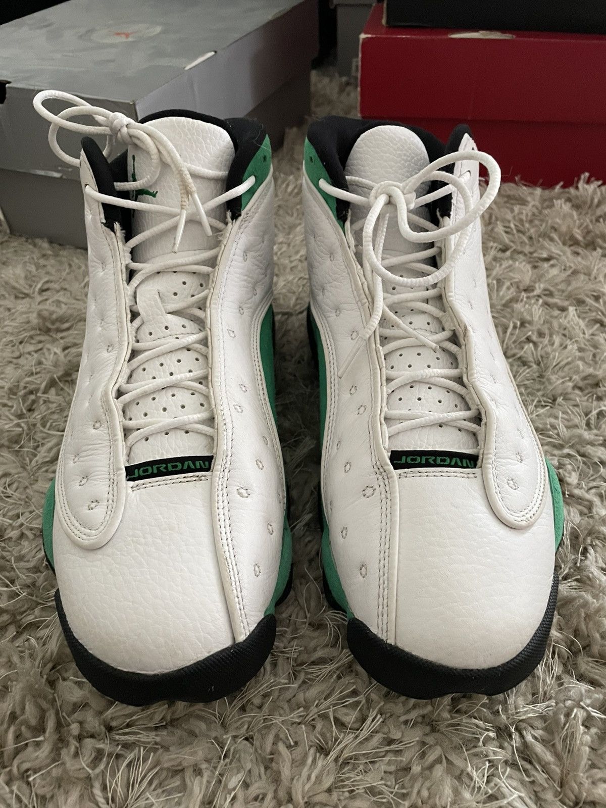 Jordan Brand Jordan 13 Lucky Green Size US 9 / EU 42 - 4 Thumbnail