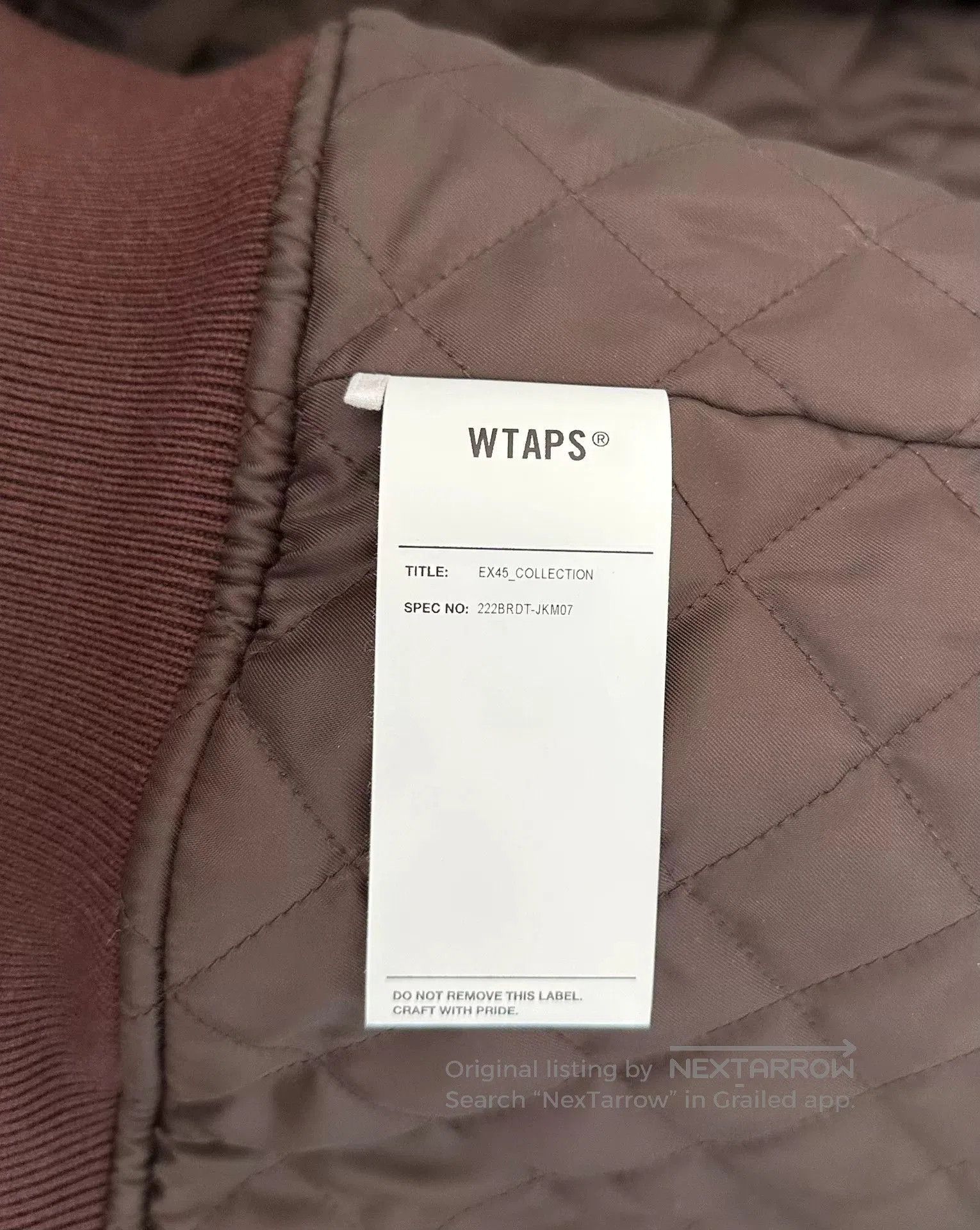 Wtaps WTAPS JFW-01 Synthetic Leather Jacket. Size US XL / EU 56 / 4 - 5 Thumbnail