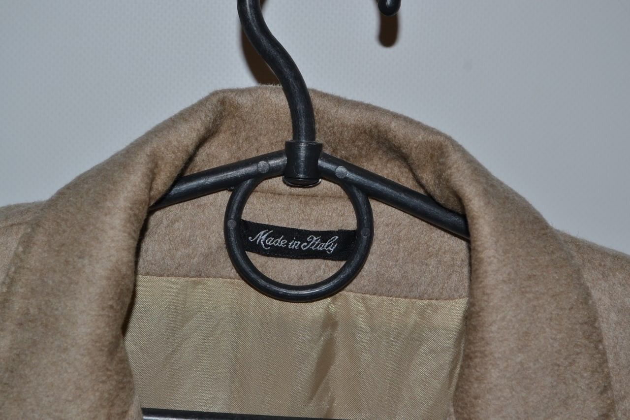 Colombo × Vintage COLOMBO BORGOSESIA BEIGE PURE CASHMERE STRAIGHT BLAZER Size XS / US 0-2 / IT 36-38 - 3 Thumbnail