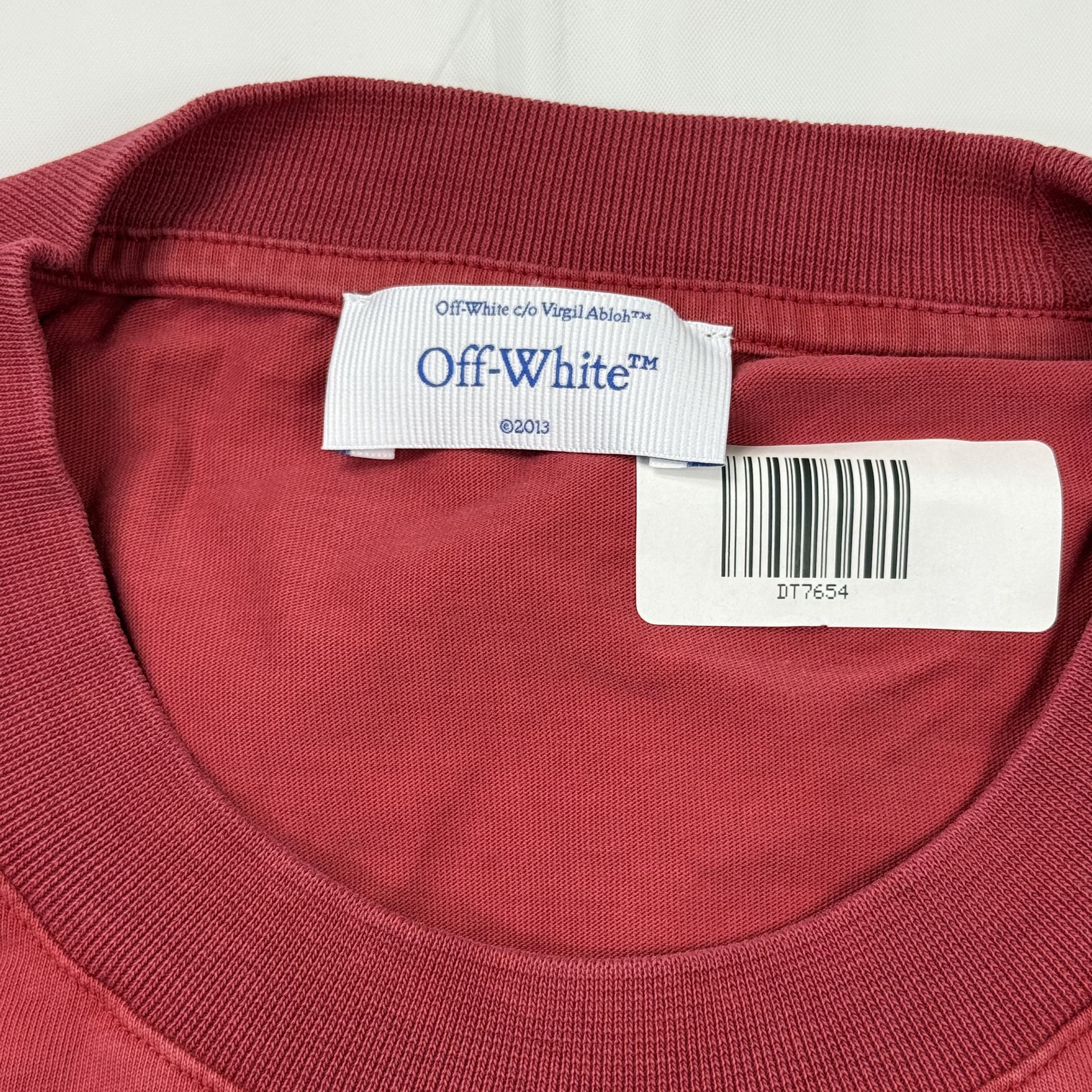 Off-White Off-White Caravaggio Graphic T-Shirt Red Oversized XL Size US XL / EU 56 / 4 - 7 Thumbnail