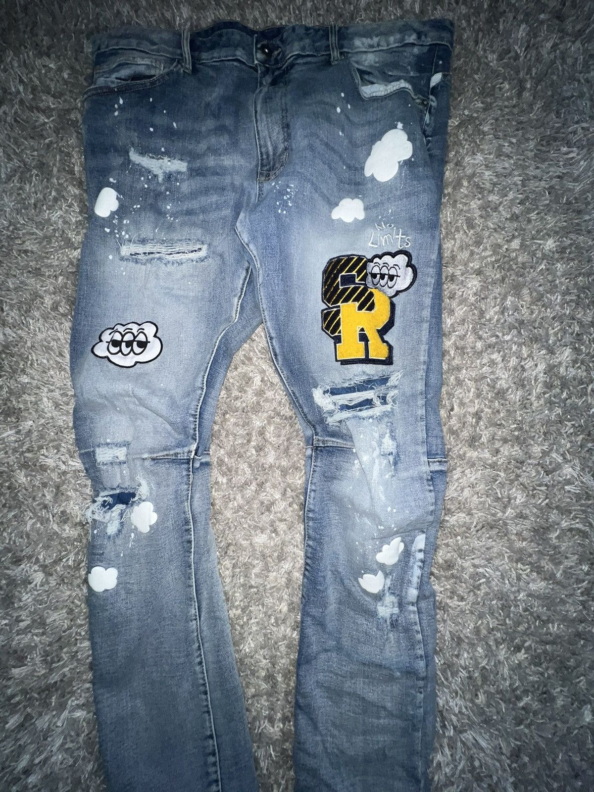Designer × Purple No limit jeans Size US 38 / EU 54 - 5 Thumbnail