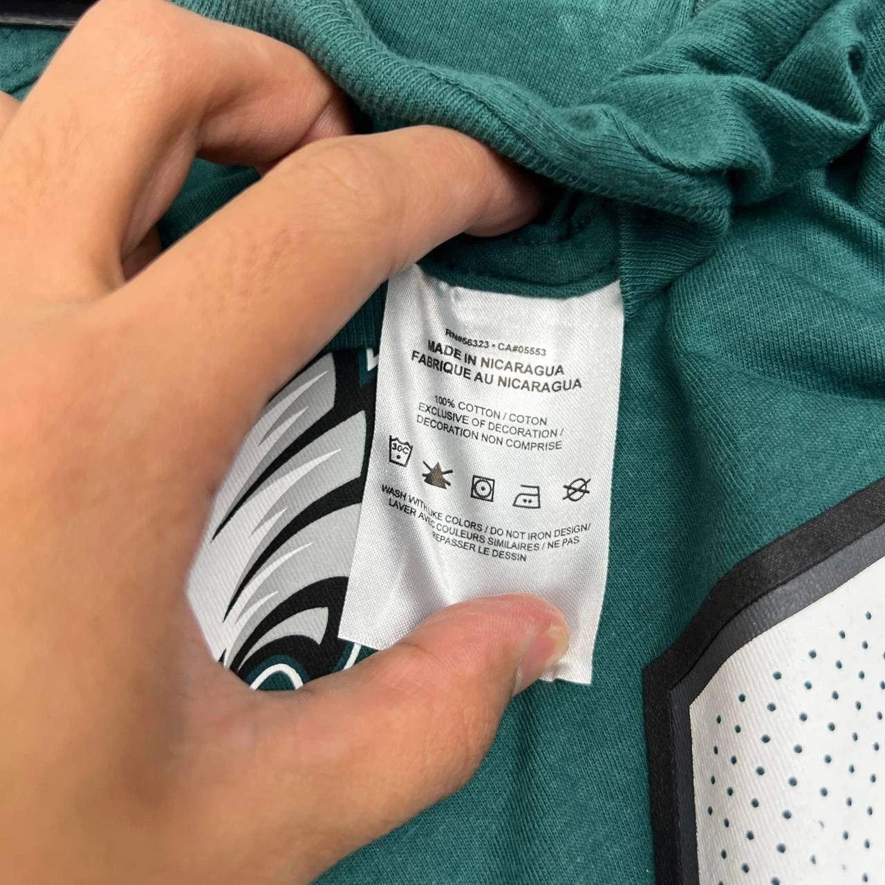 Nike Nike Shirt Men Philadelphia Eagles Wentz #11 Cotton New L Size US L / EU 52-54 / 3 - 6 Thumbnail