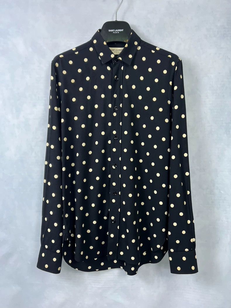 Yves Saint Laurent Saint Laurent size 36 16 FW polka-dot shirt 2503-Nextarrow Size US S / EU 44-46 / 1 - 1 Thumbnail