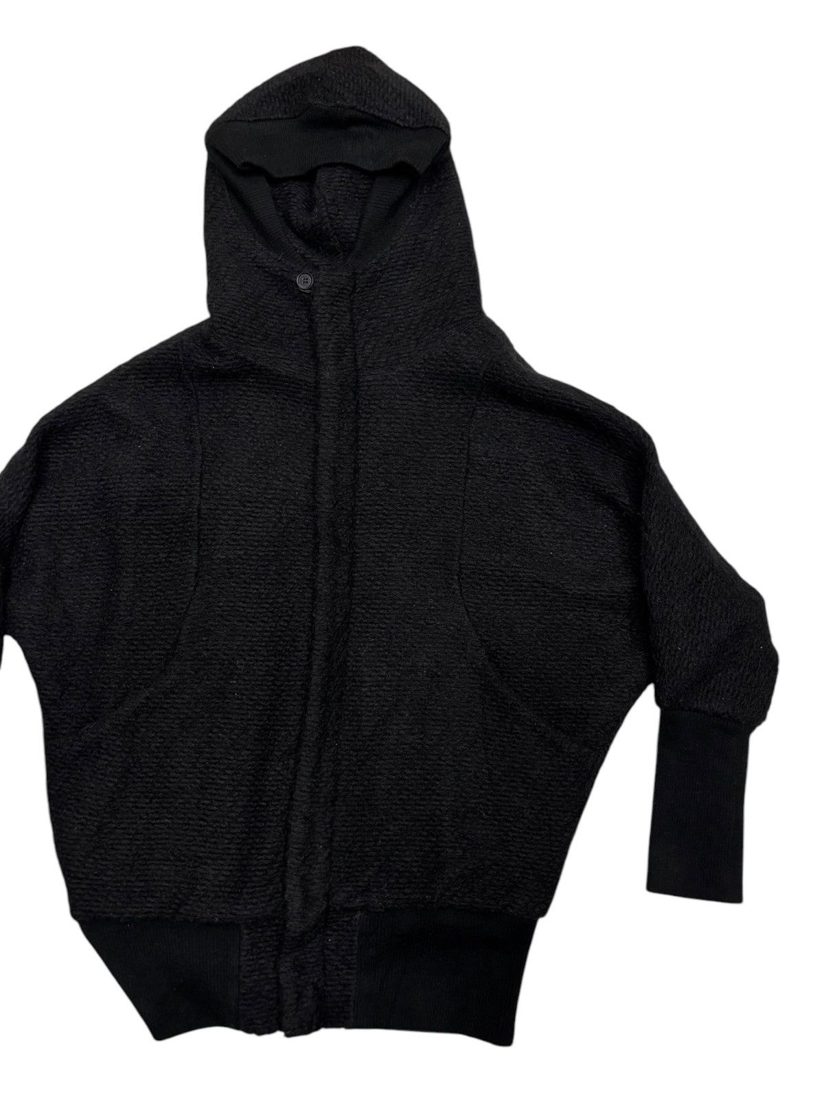CABANE de ZUCCa ISSEY MIYAKE ZUCCA WOOL BATWING NINJA HOODIE OVERCOAT Size US M / EU 48-50 / 2 - 6 Thumbnail