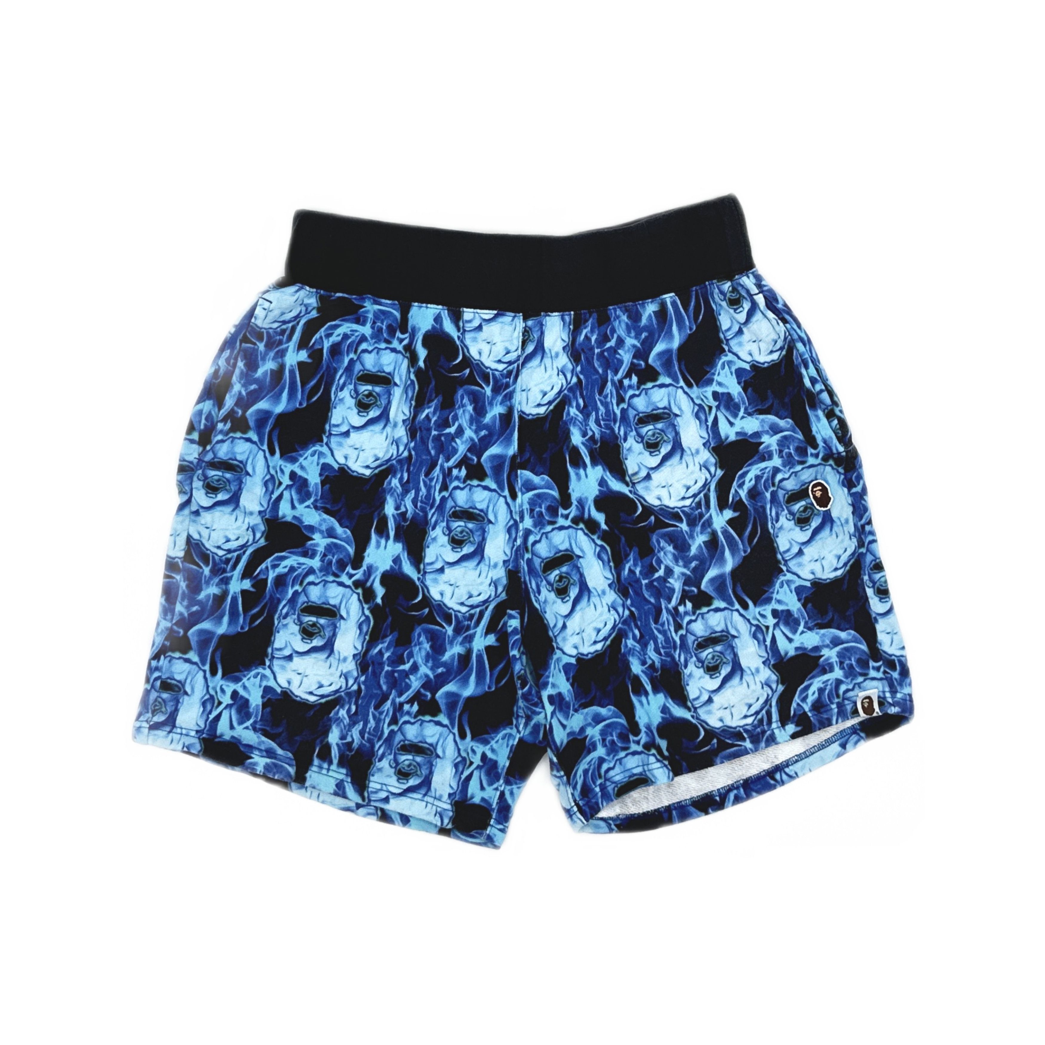 Bape A Bathing Ape Flame Ape Head Print Shorts Size M Size US 32 / EU 48 - 1 Thumbnail