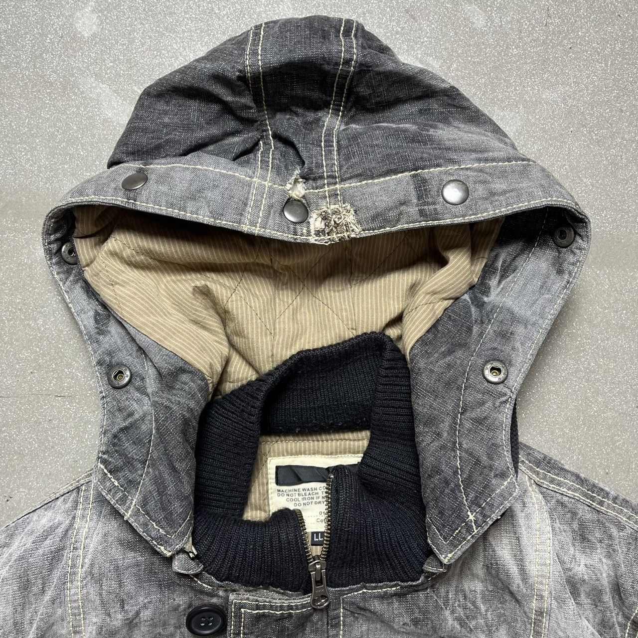 Japanese Brand Blue5 Japanese Brand Zip-off Hooded Jacket Size US L / EU 52-54 / 3 - 3 Thumbnail
