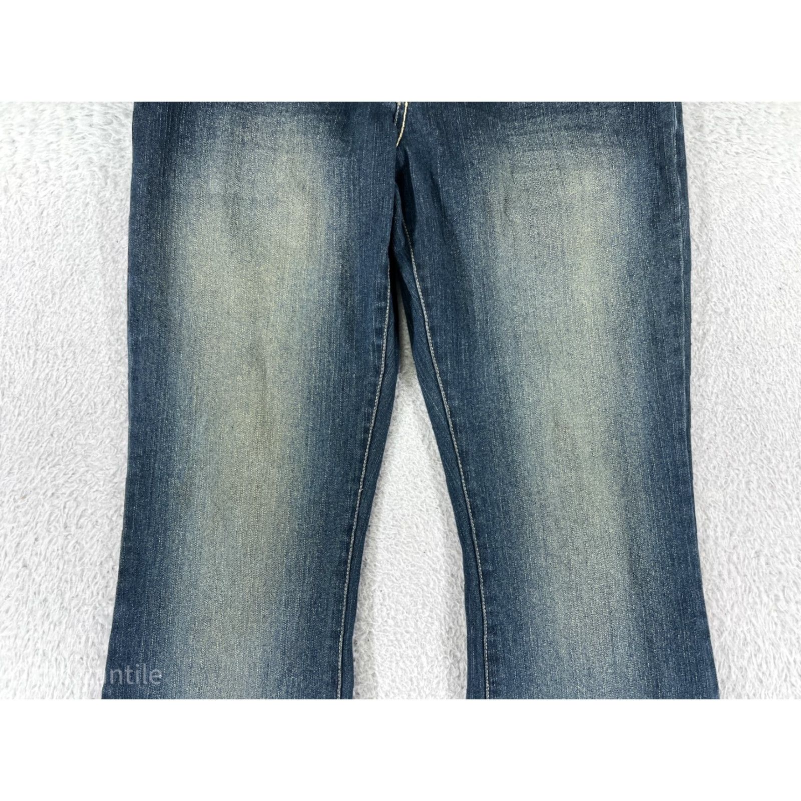Rocawear Rocawear Jeans Womens 17 Blue Denim Bootcut Regular Fit Medium Wash Classic Western Style Girls Size 38" / US 16 / IT 52 - 6 Thumbnail