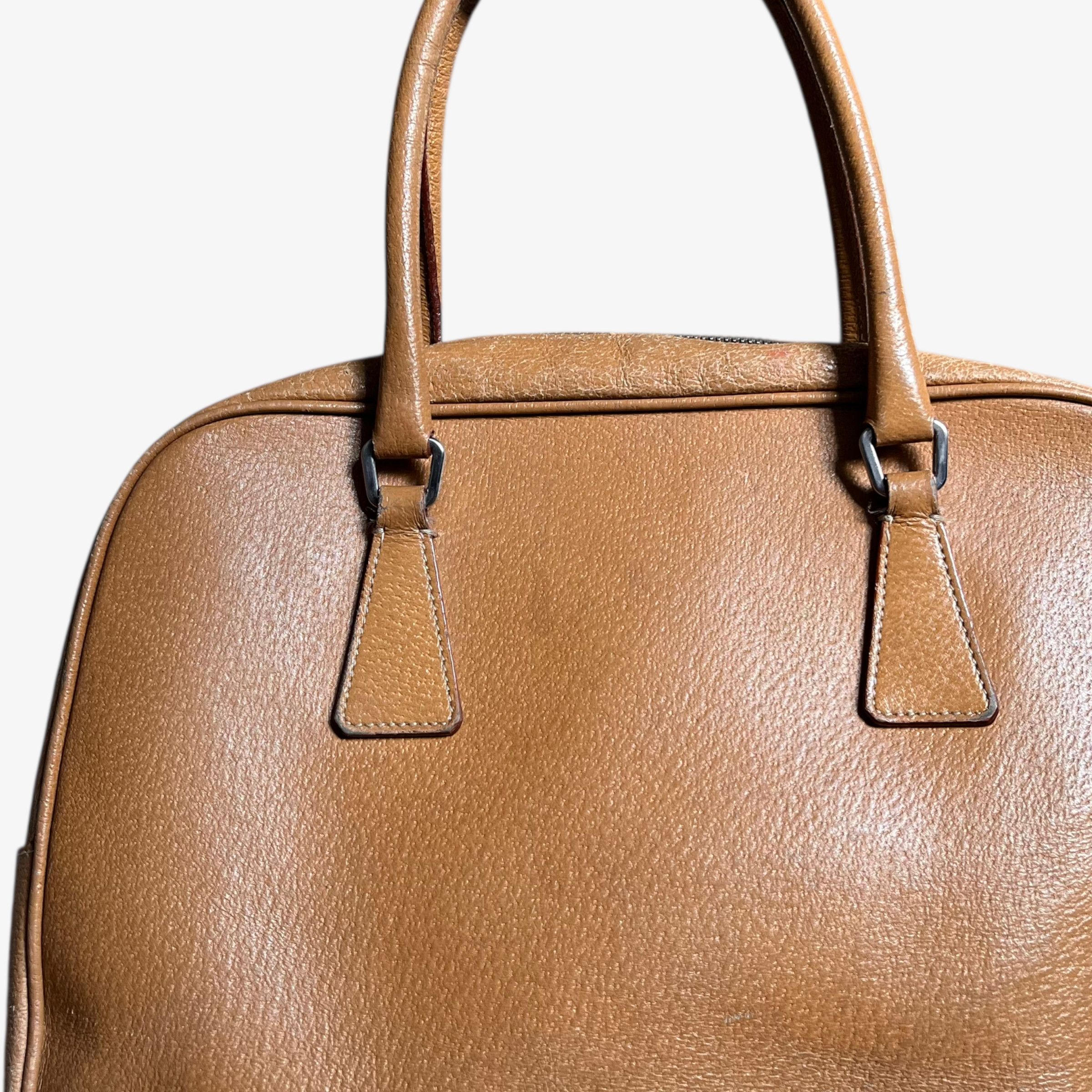 Prada Vintage Y2K Prada Cinghiale Leather Bauletto Shoulder Bag Size ONE SIZE - 12 Thumbnail