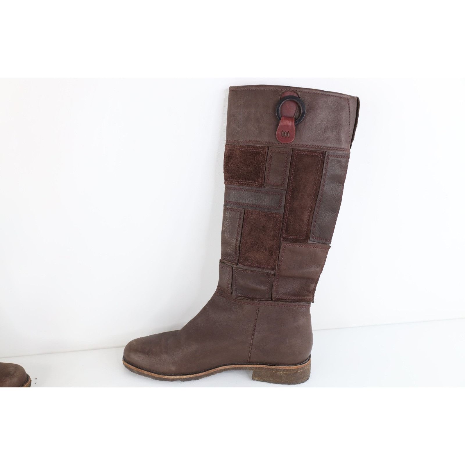 Timberland Vintage 90s Y2K Timberland Suede Leather Riding Boots Size US 10 / IT 40 - 7 Thumbnail