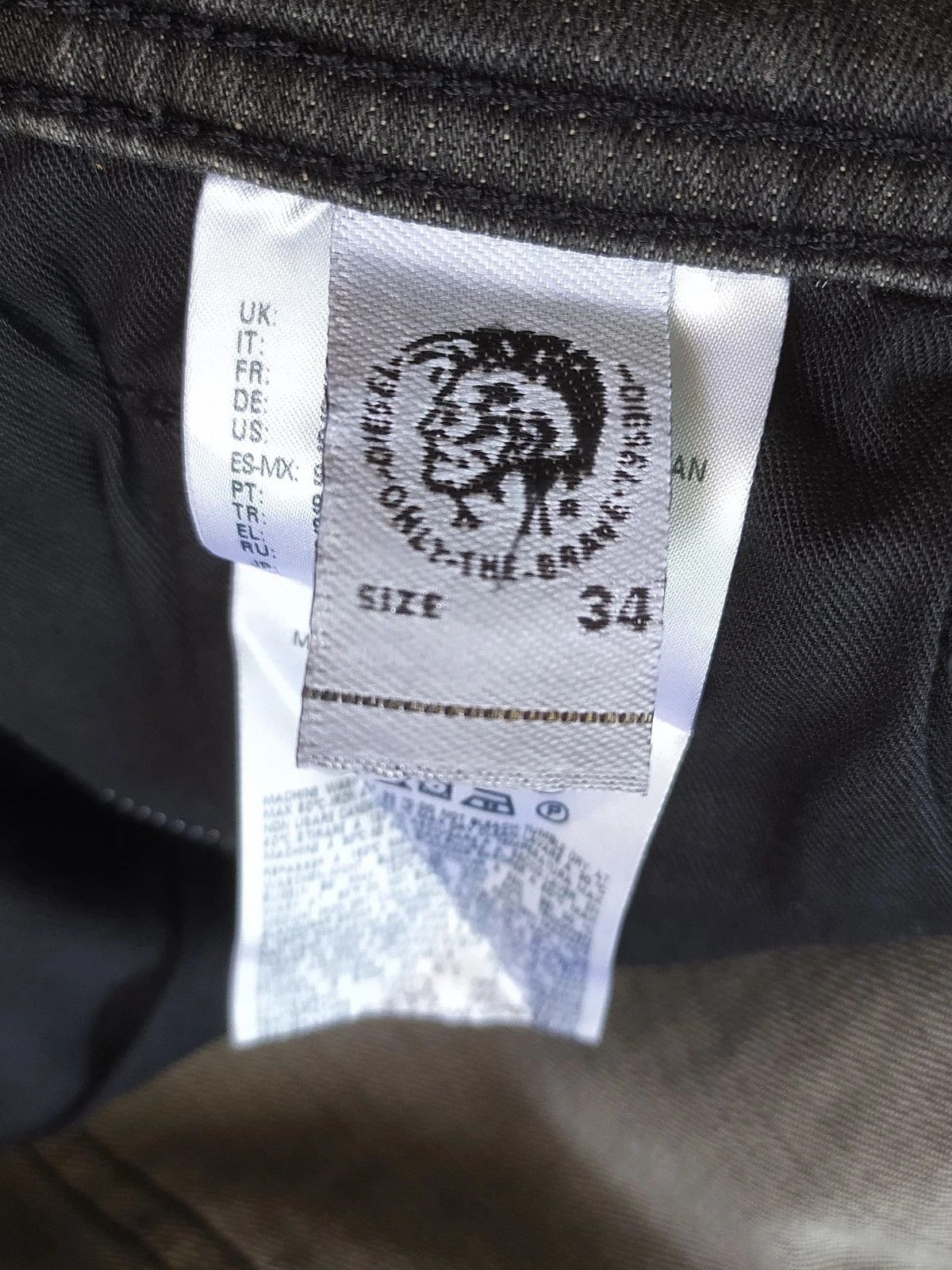 Diesel Diesel TROXER L.32 MENS JEANS SLTP/9996 Size US 34 / EU 50 - 8 Thumbnail