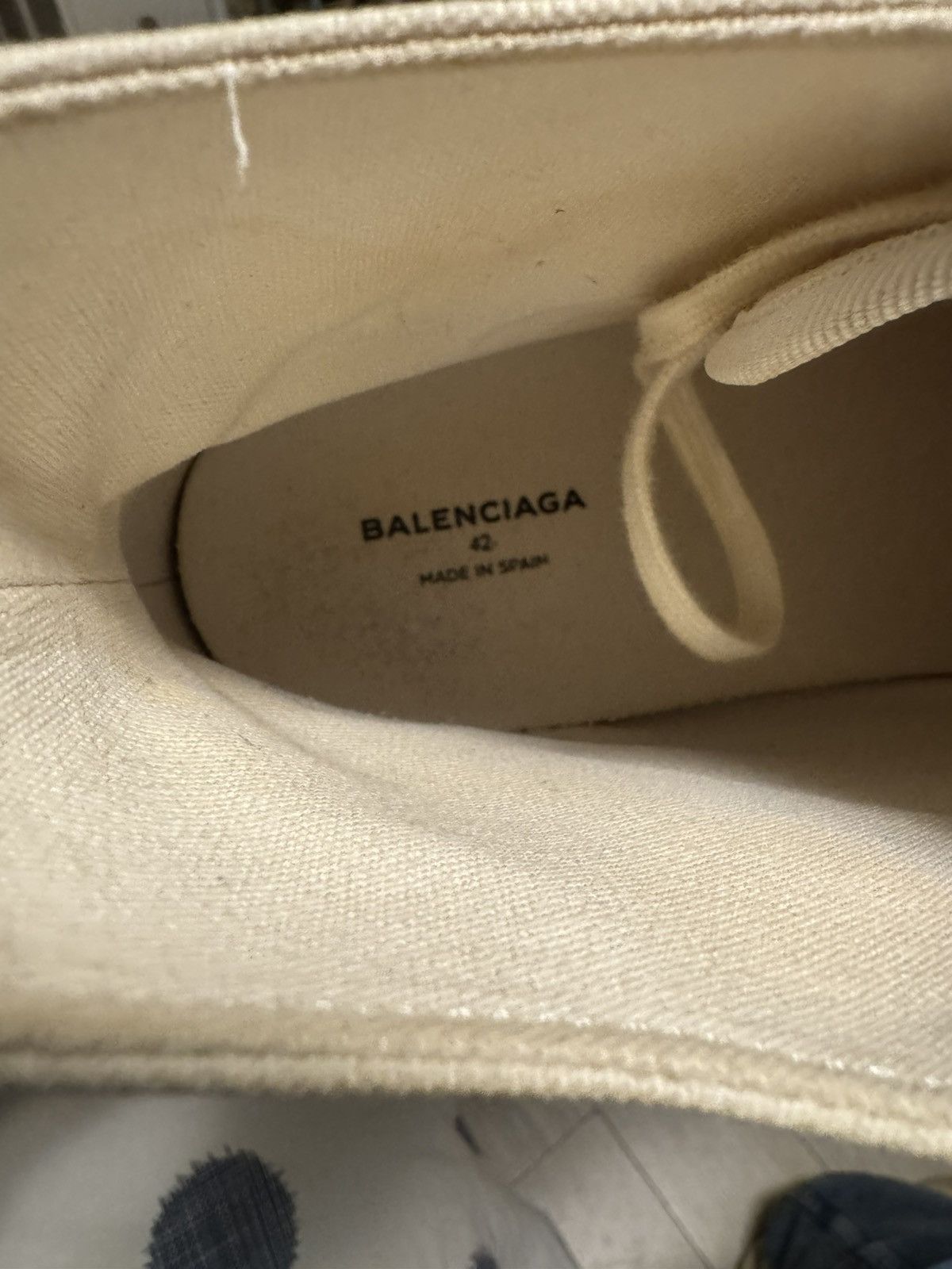 Balenciaga Balenciaga White Matches High-Top Sneakers Size US 9 / EU 42 - 7 Thumbnail