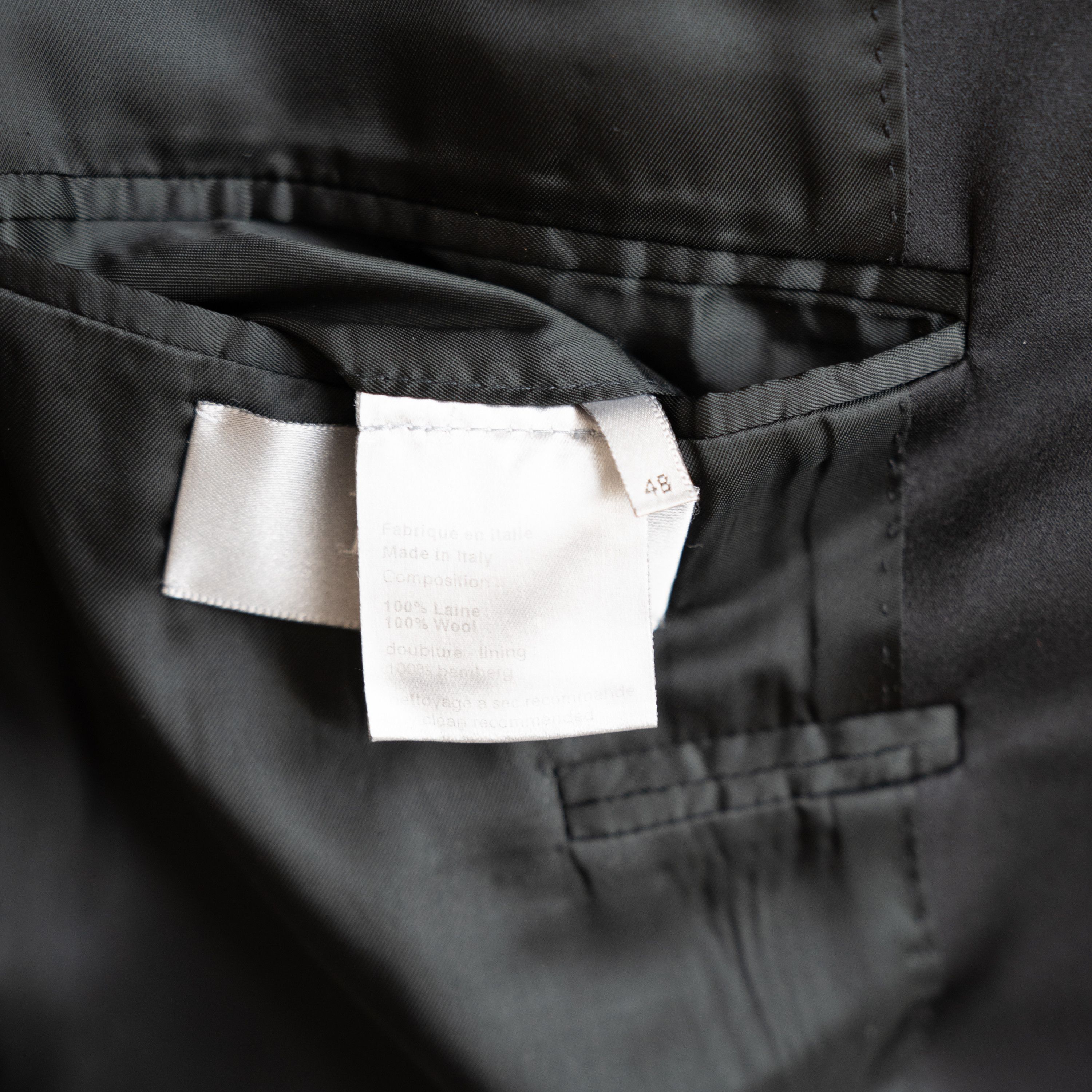 Dior Dior Homme SS05 Tuxedo Jacket BLACK Size 48R - 10 Thumbnail