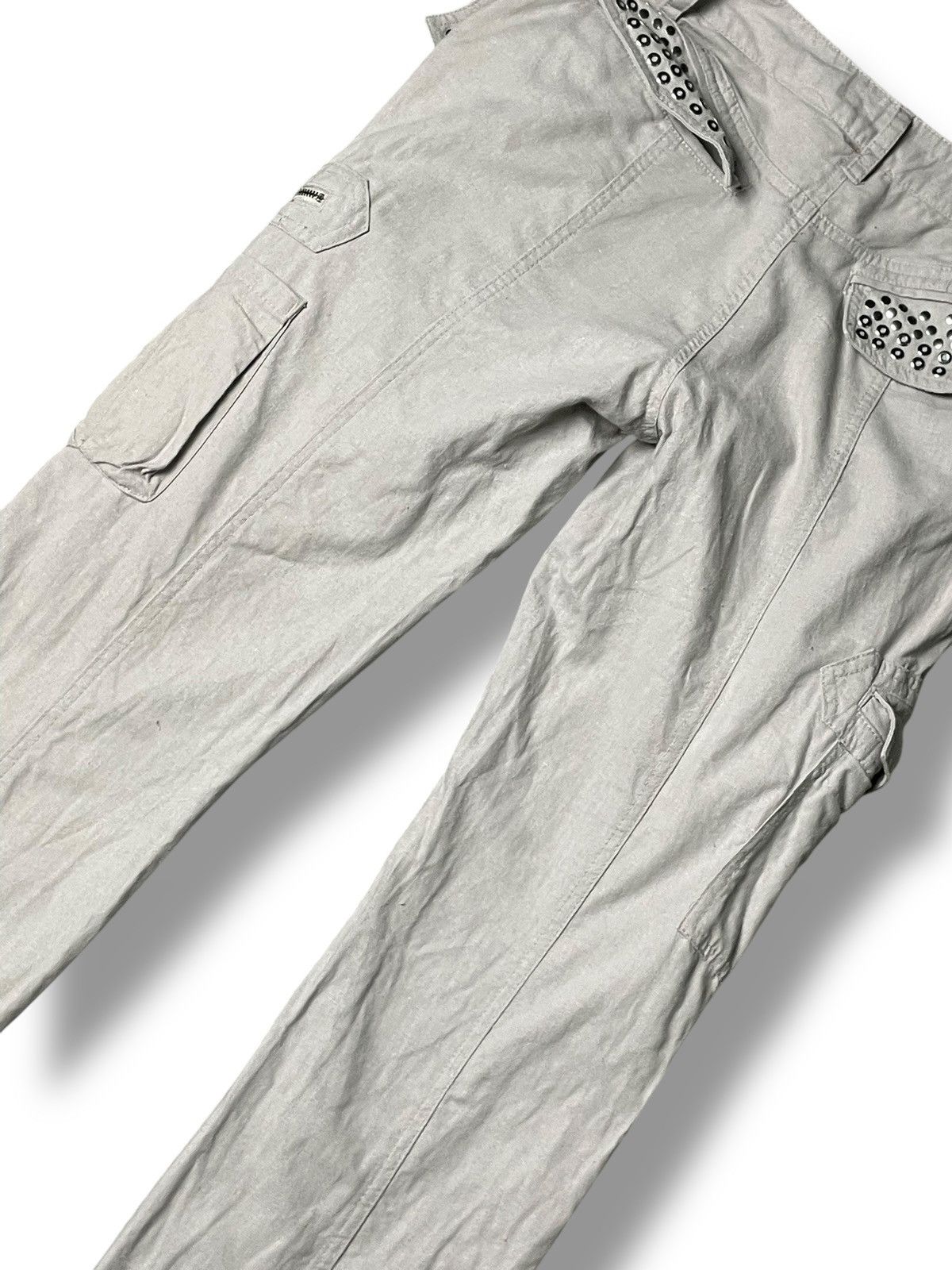 Japanese Brand × Tornado Mart × Vintage TORNADO MART Linen Cargo Pants (91) Size US 29 - 11 Thumbnail