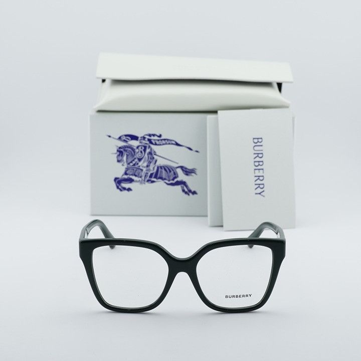 Burberry Burberry BE2443 4203 Eyeglasses Green 53mm Square Frame Size ONE SIZE - 12 Thumbnail