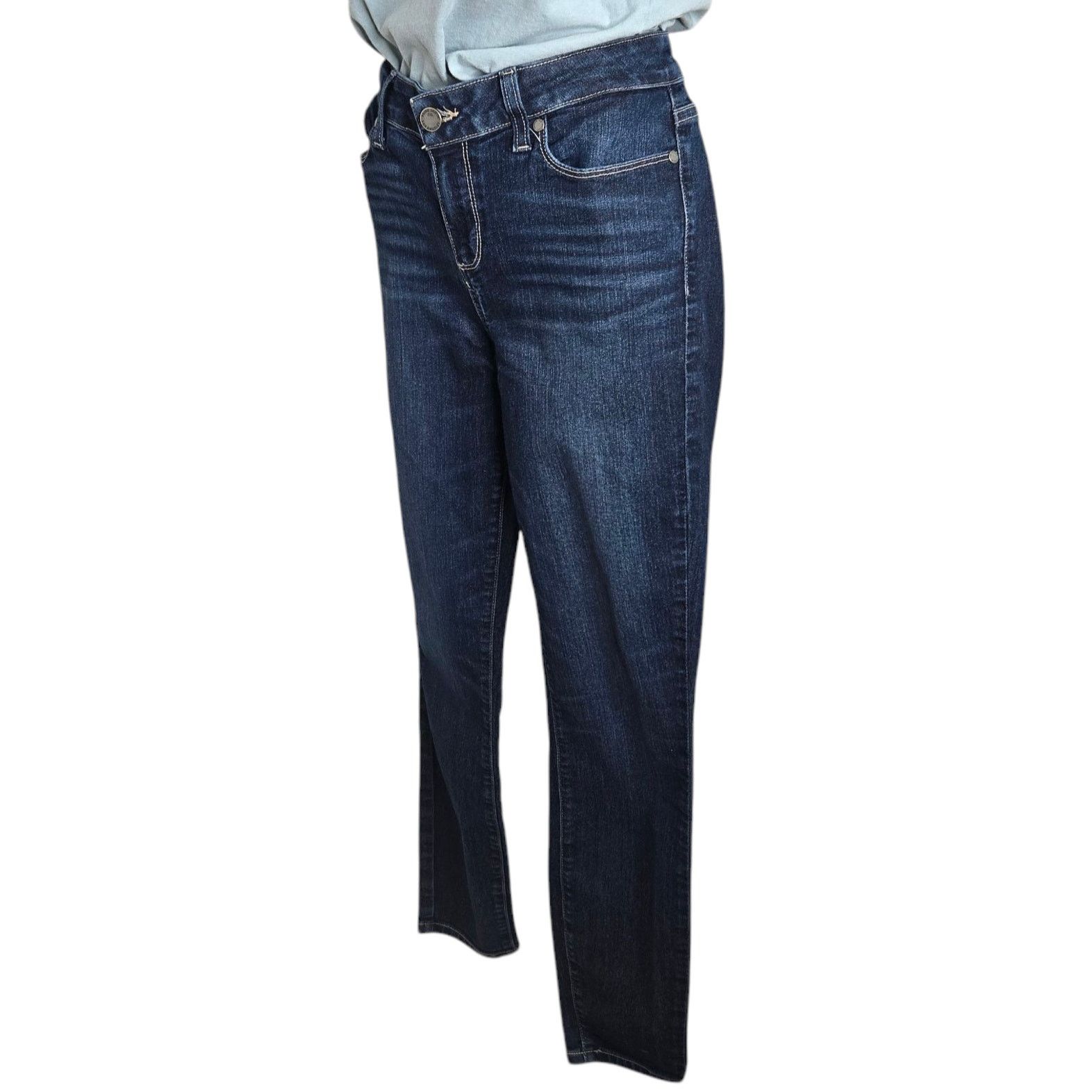 Paige Paige Womens Blue Jeans Size 29 Verdugo Ankle Dark Wash Size 29" - 4 Thumbnail