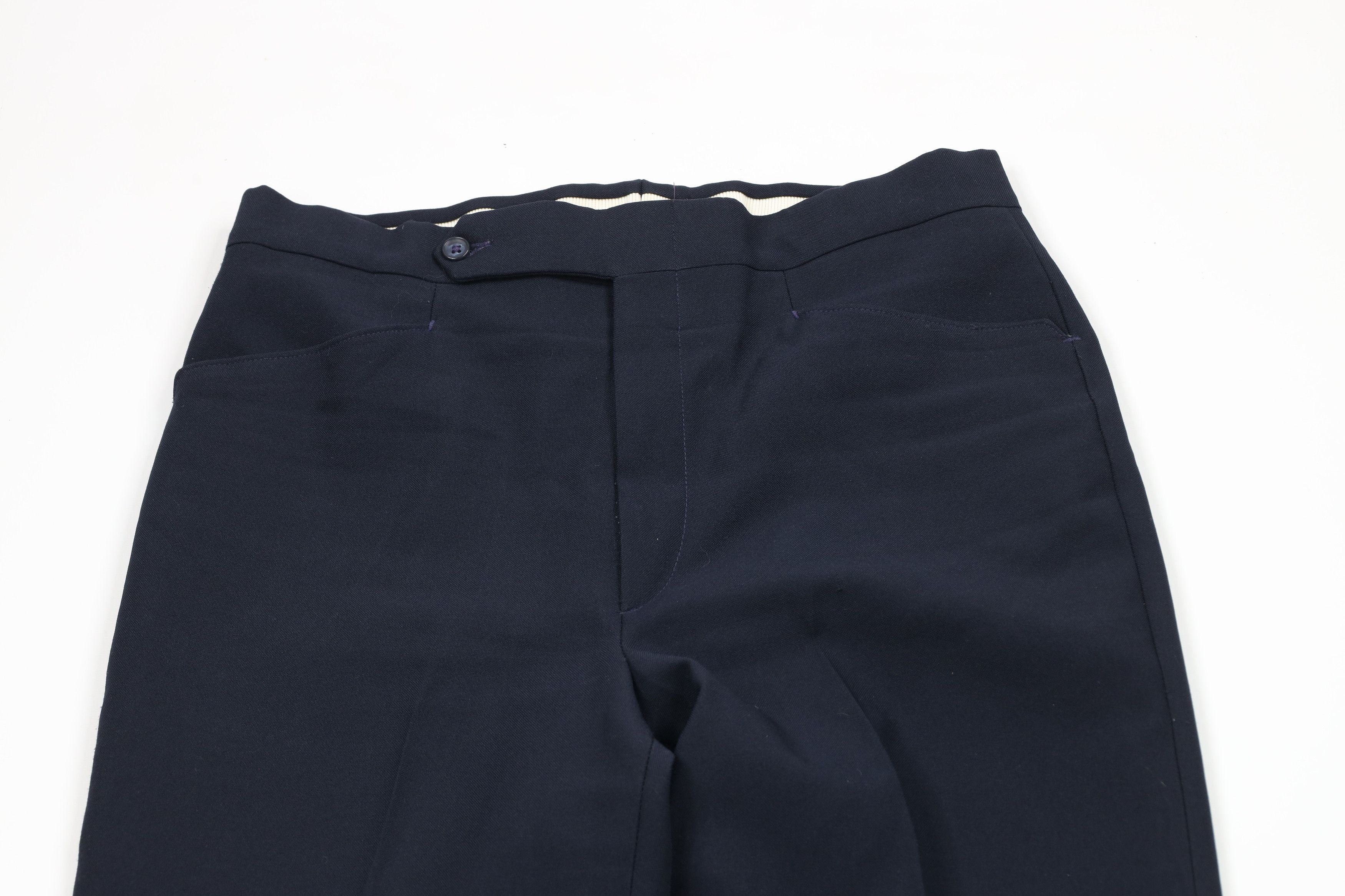 Vintage Vintage 70s Streetwear Knit Flared Wide Leg Chino Pants USA Size US 33 - 2 Thumbnail