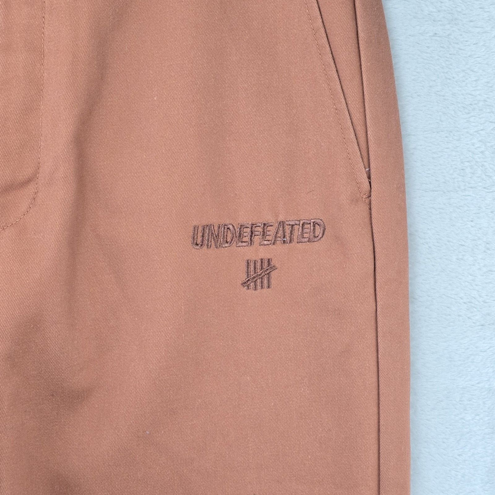 Undefeated Undefeated Pants Mens 32x29 Orange Brown Chino Work Wear Size US 32 / EU 48 - 4 Thumbnail