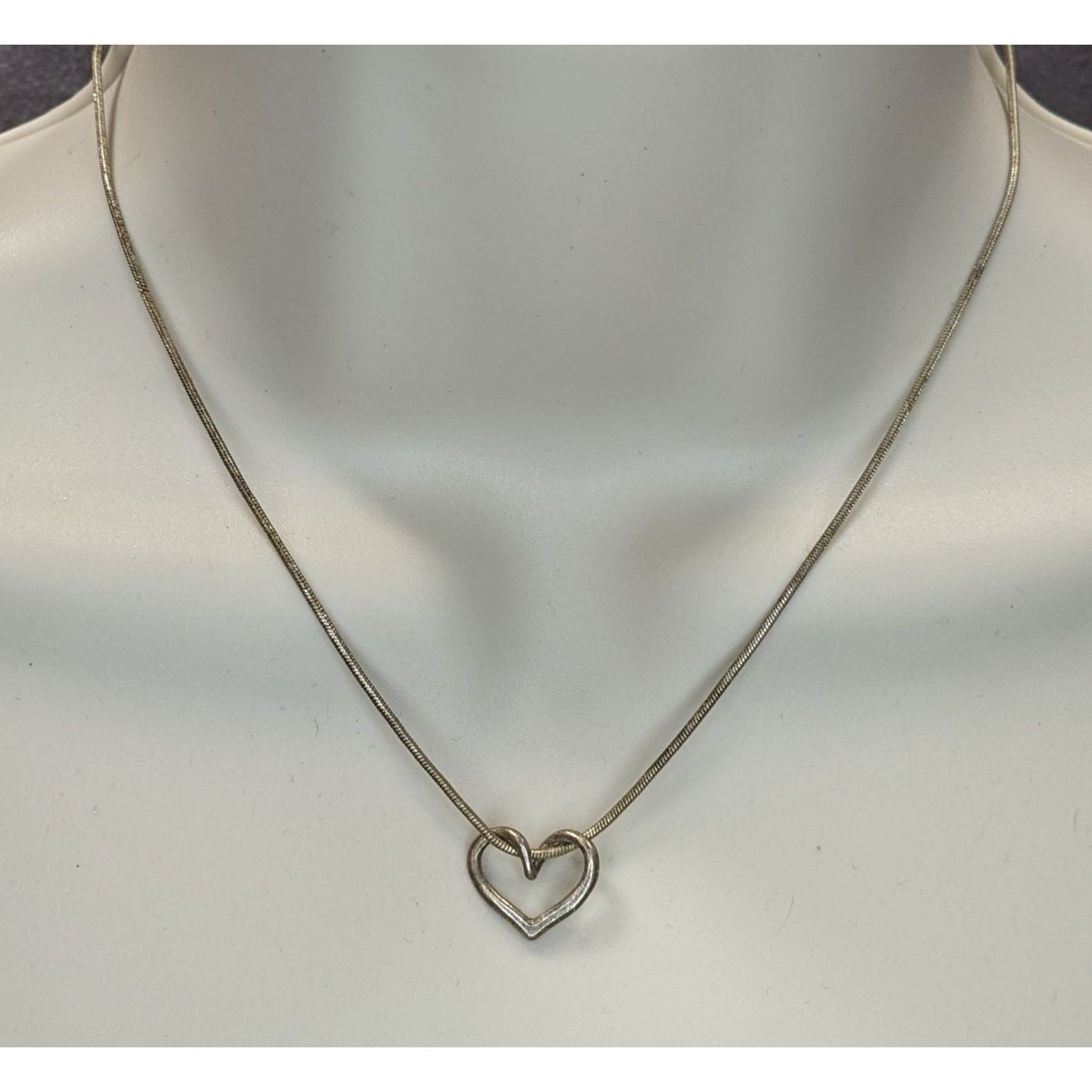 Other Minimalist Infinity Open Heart Pendant Necklace With Lobster Size ONE SIZE - 1 Thumbnail