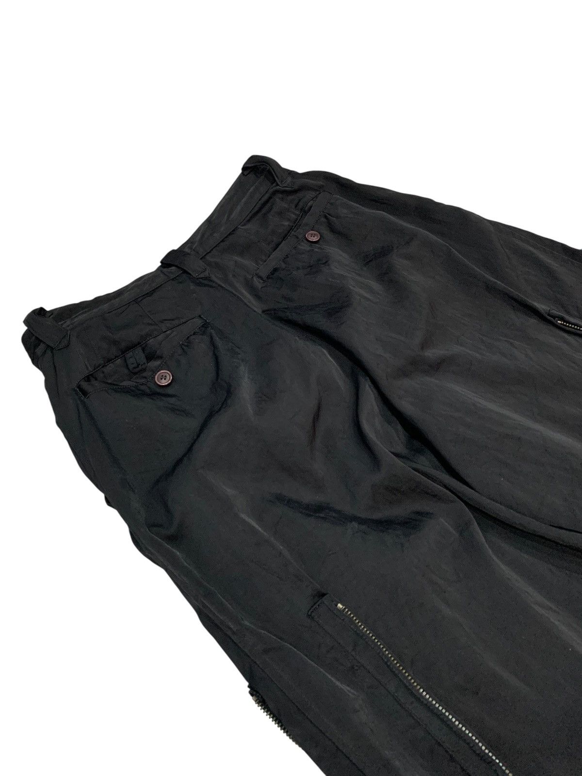 Issey Miyake 🔥Rare Vtg Issey Miyake Men Nylon Parachute Sided Zipper Pant Size US 29 - 19 Thumbnail