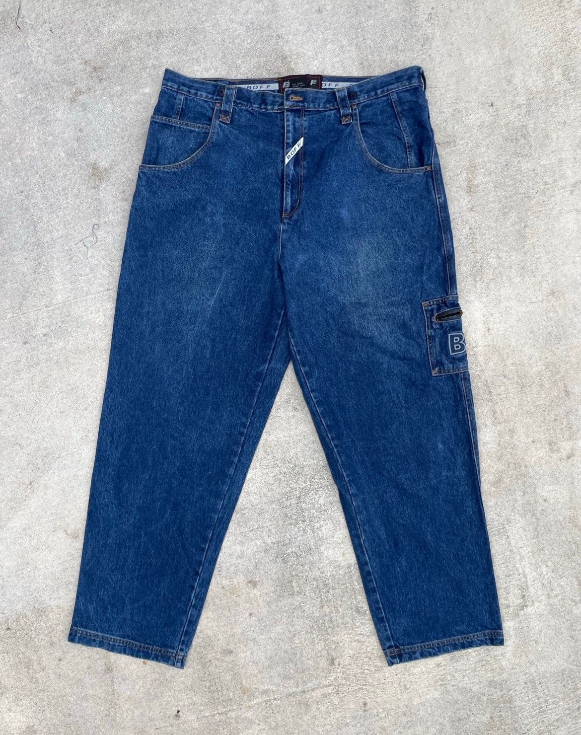 Other Vintage BOFF Workwear Denim Jeans 40x48.5 Made in Taiwan Size US 40 / EU 56 - 1 Thumbnail
