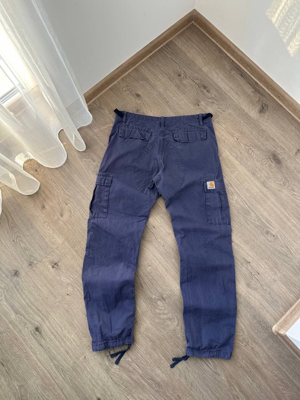 Carhartt × Carhartt Wip × Vintage Vintage Carhartt Aviation Blue Cargo Pants Size US 32 / EU 48 - 1 Thumbnail
