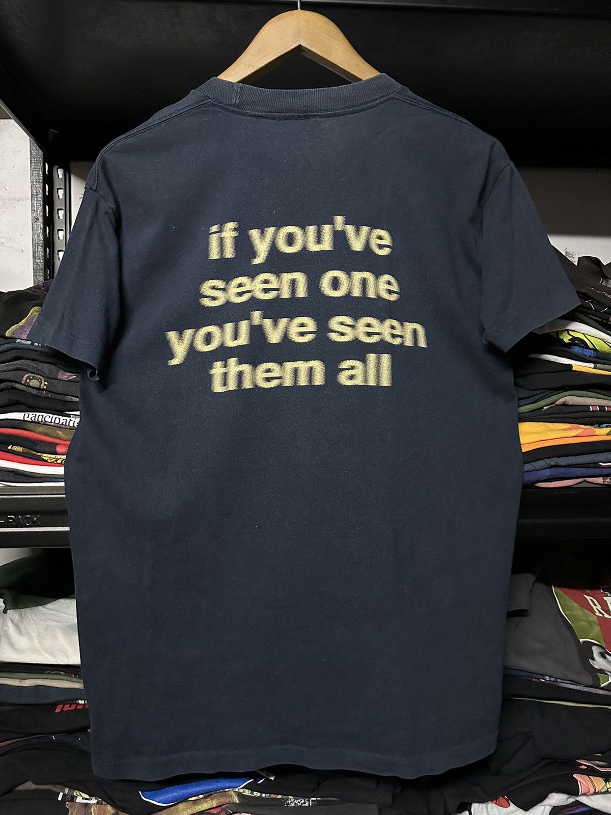 Vintage 90s Over The Edge Wording Faded Tee