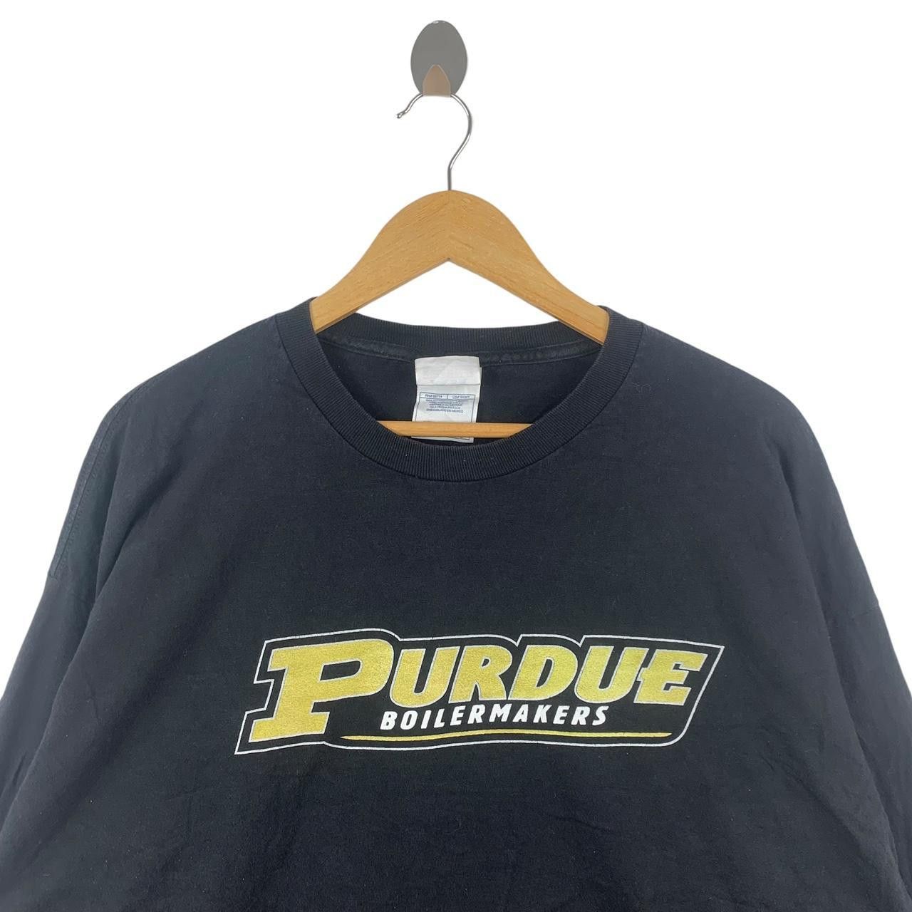 Vintage Vintage PURDUE BOILERMAKERS UNIVERSITY Tee Shirt Top Long Size XXL / US 16-18 / IT 52-54 - 2 Thumbnail