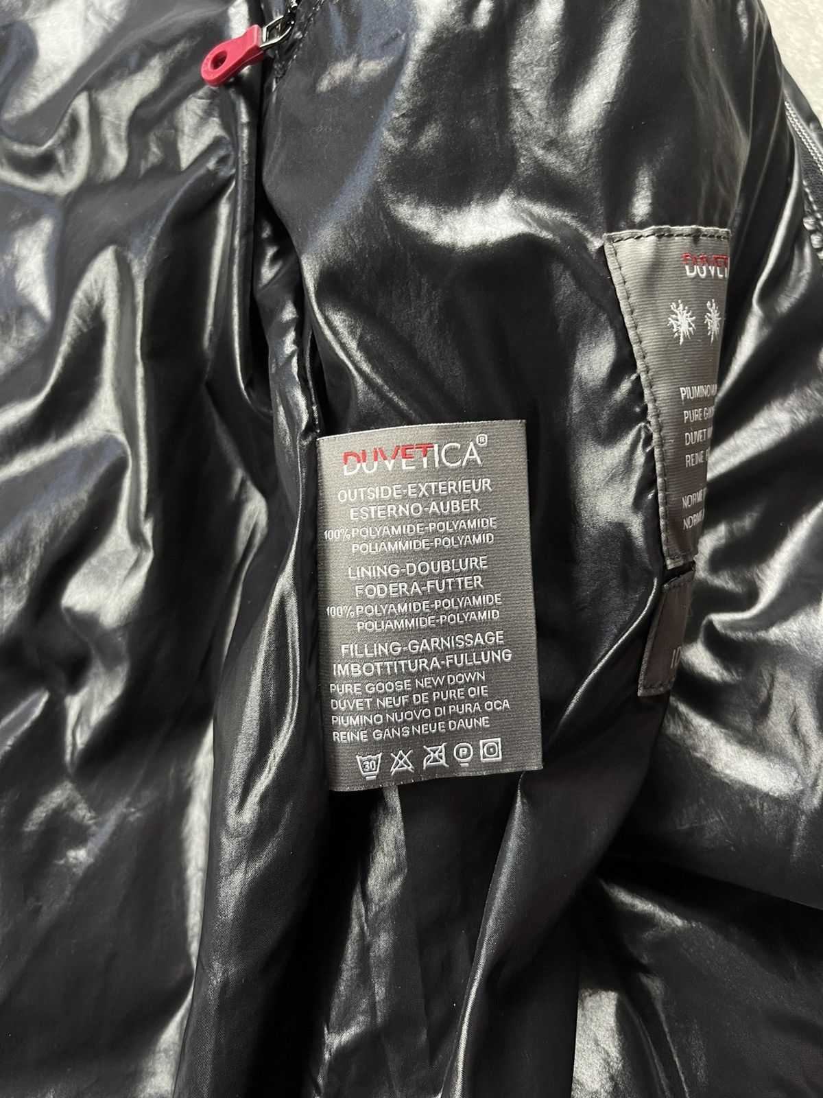 Duvetica Duvetica Hooded Goose Down Puffer Jacket Navy Blue Size 52 Size US L / EU 52-54 / 3 - 14 Thumbnail