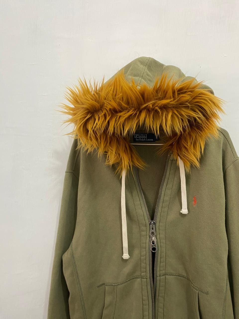 Polo Ralph Lauren 💥DoubleZipper💥Polo Ralph Lauren Fur Hoodie LGB Style Size US L / EU 52-54 / 3 - 3 Thumbnail