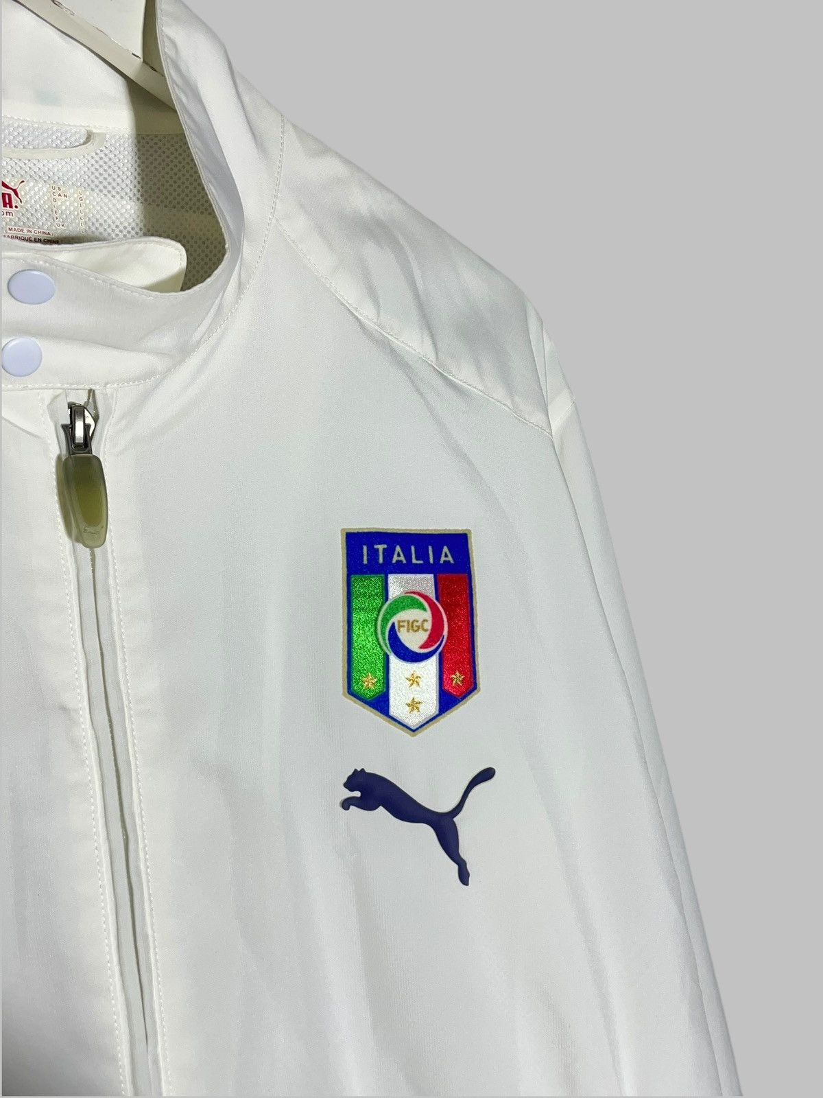 Puma × Vintage National Team Italy Puma Vintage Full Zip Track Top Jacket Size US L / EU 52-54 / 3 - 4 Thumbnail