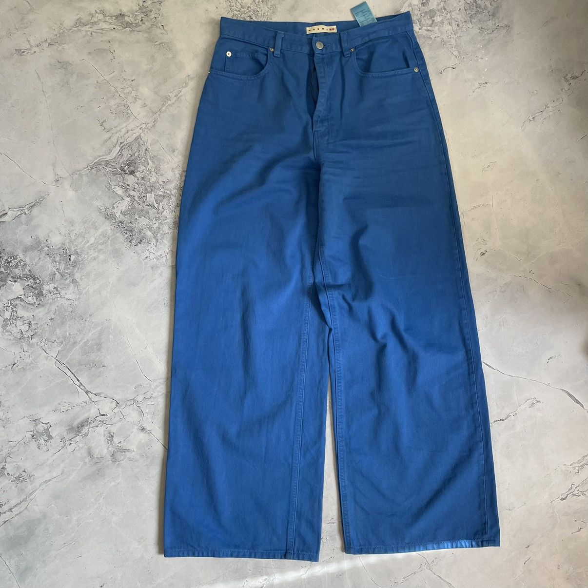Marni Marni Blue Baggy Denim Jeans Rap Y2K Size US 28 / EU 44 - 2 Thumbnail