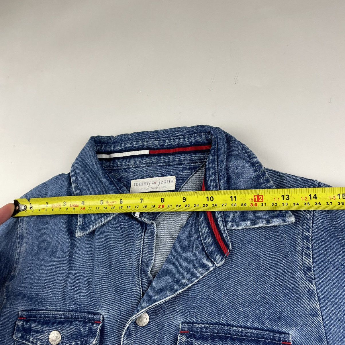 Tommy Hilfiger × Tommy Jeans × Vintage VTG Y2K TOMMY JEANS Hilfiger M Denim Jumpsuit Coverall slim Size M / US 6-8 / IT 42-44 - 17 Thumbnail