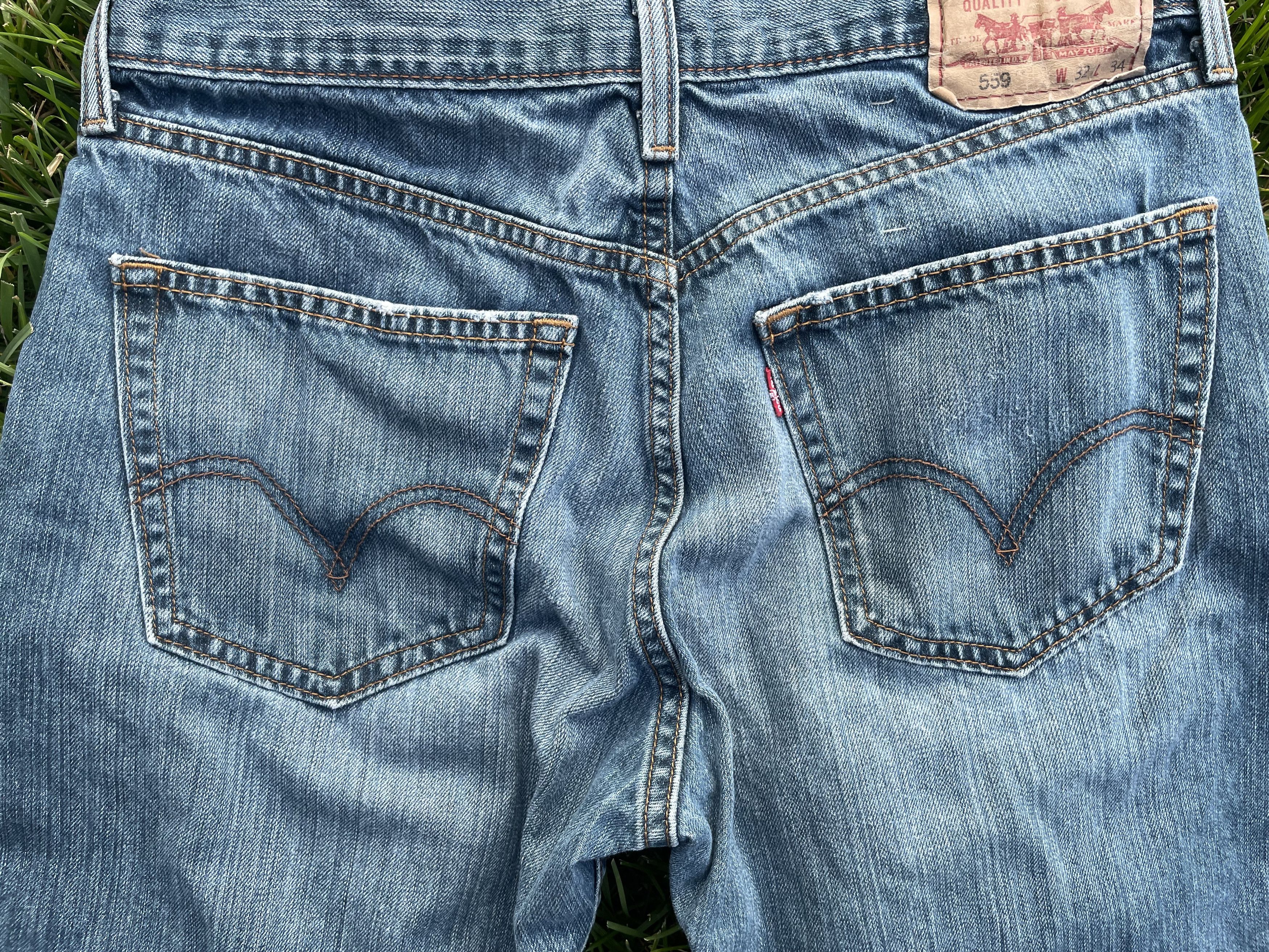 Levi's Levi's 559 Relaxed Straight Fit Blue Denim Size US 32 / EU 48 - 4 Thumbnail