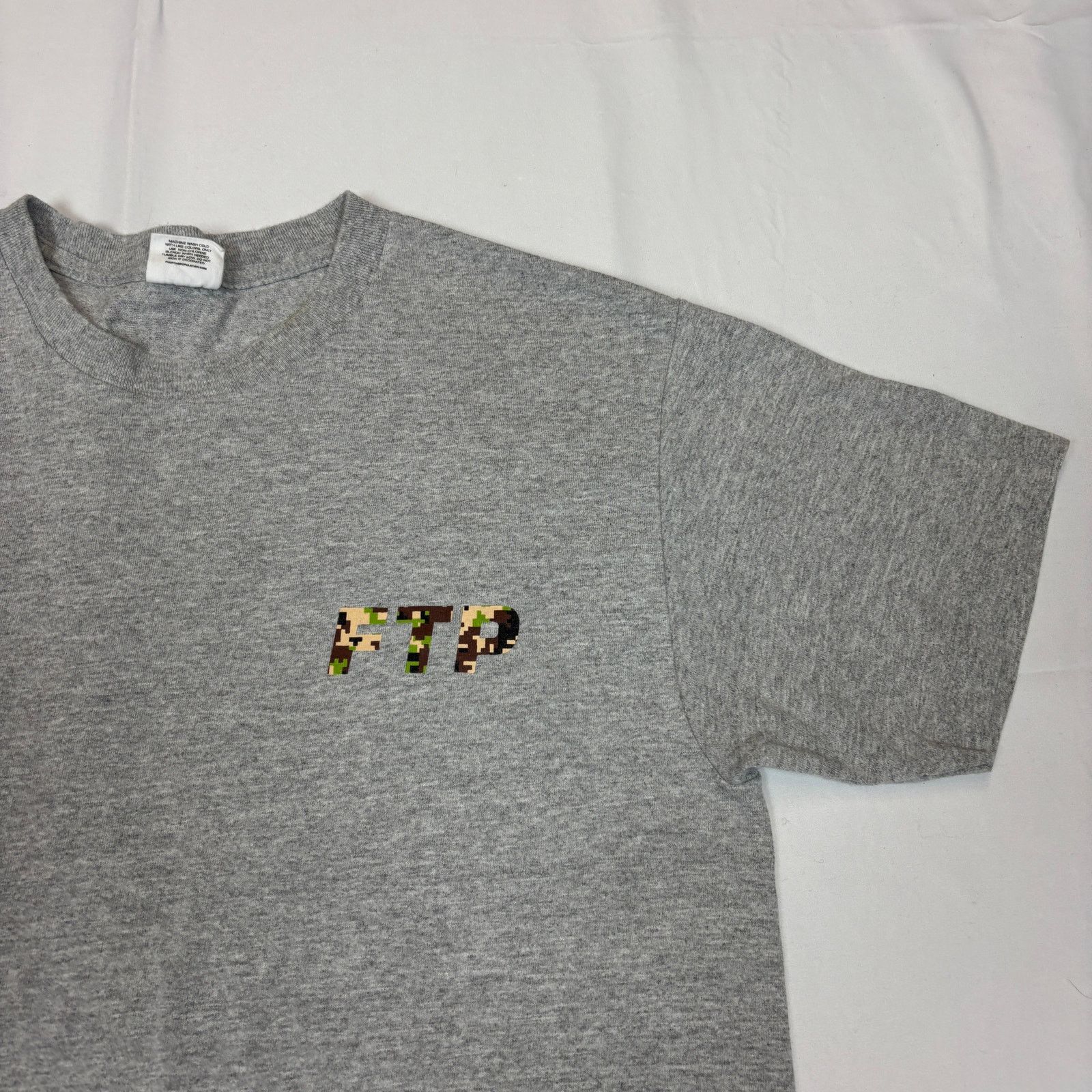 Fuck The Population FTP Digital Camo Logo T Shirt Men's Medium Streetwear Skate Size US M / EU 48-50 / 2 - 3 Thumbnail